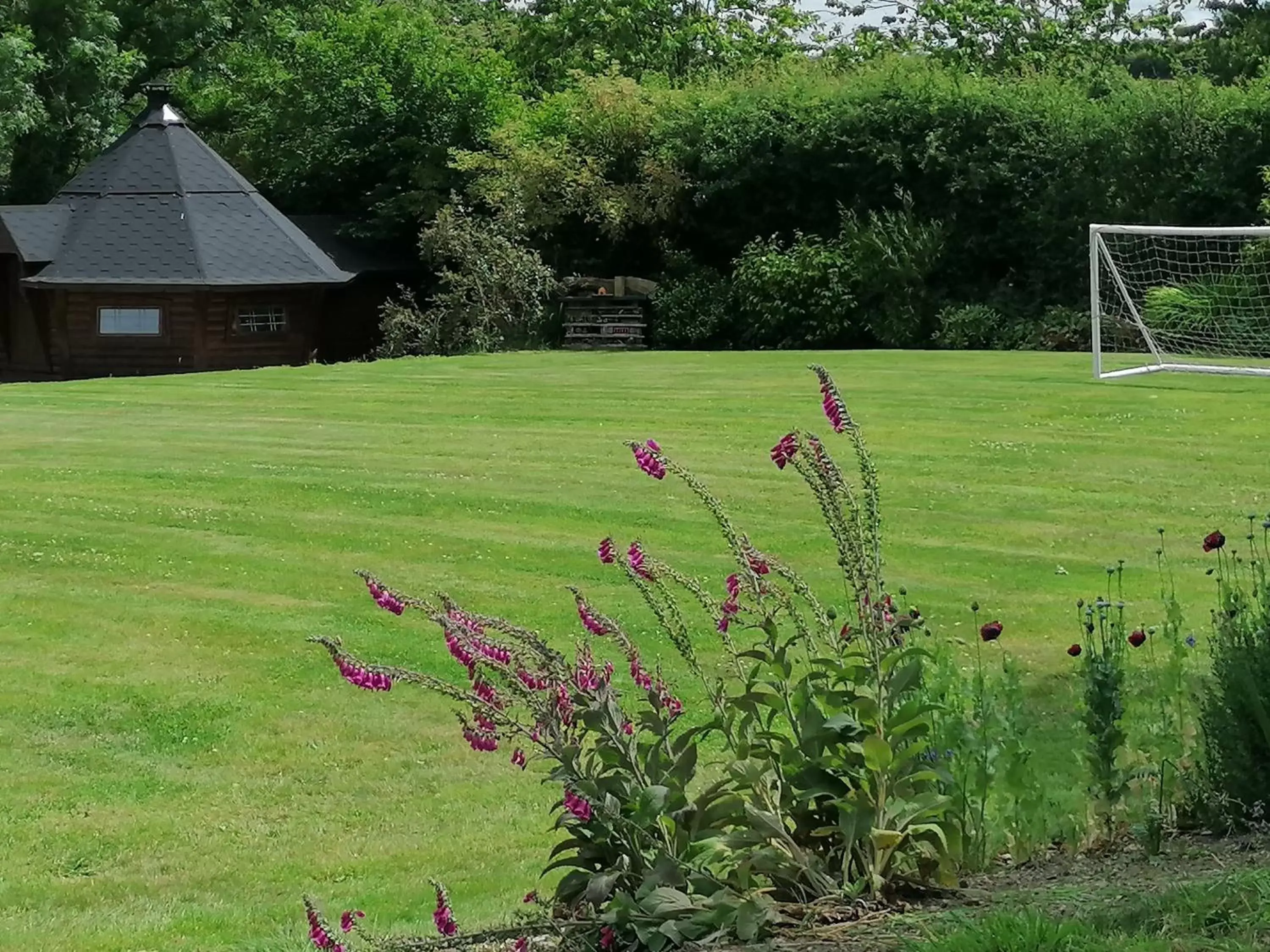 Garden in Lovaton Farmhouse