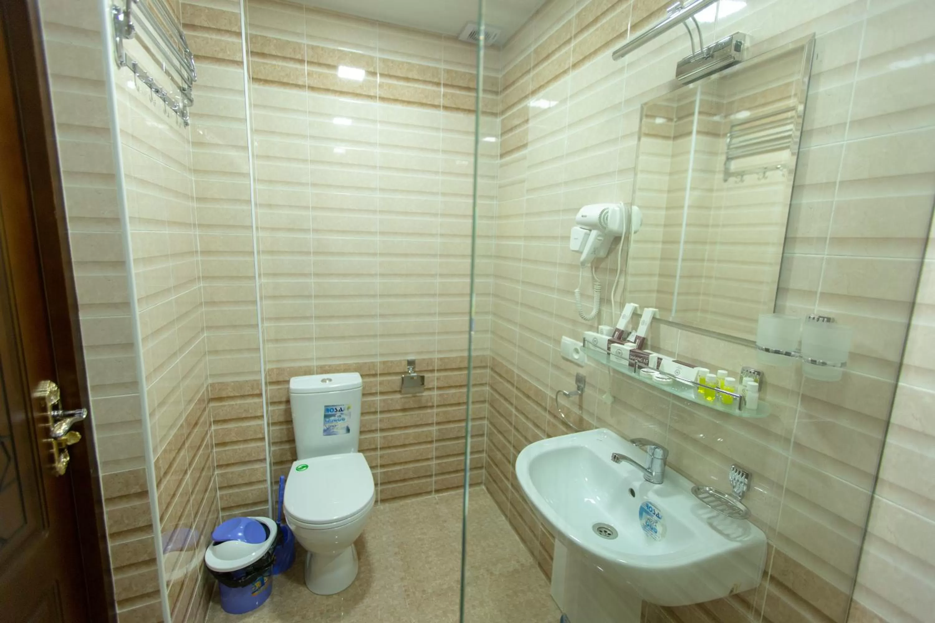 Shower in Mirzo Boutique Hotel