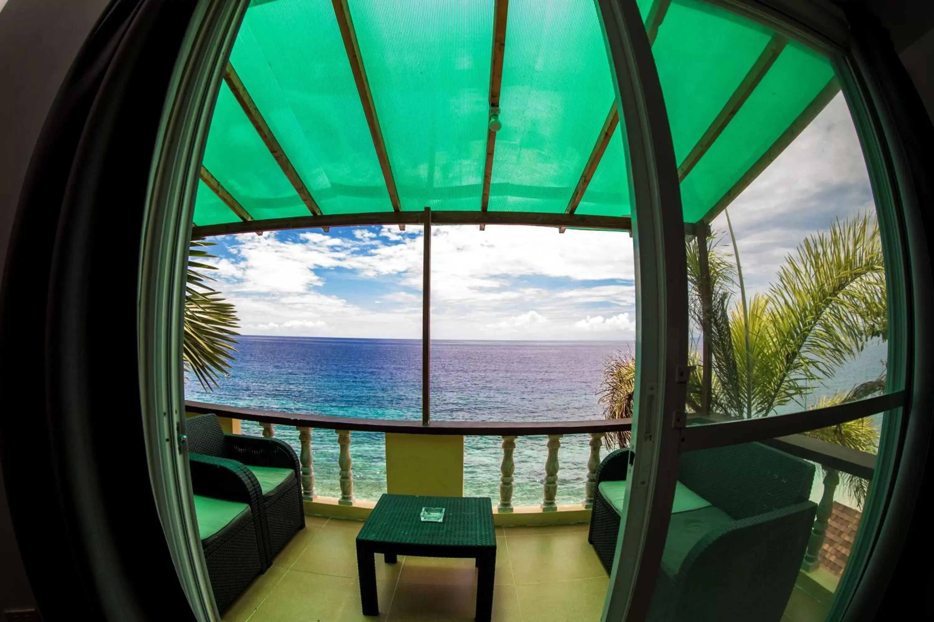 Balcony/Terrace in Oslob Seafari Resort