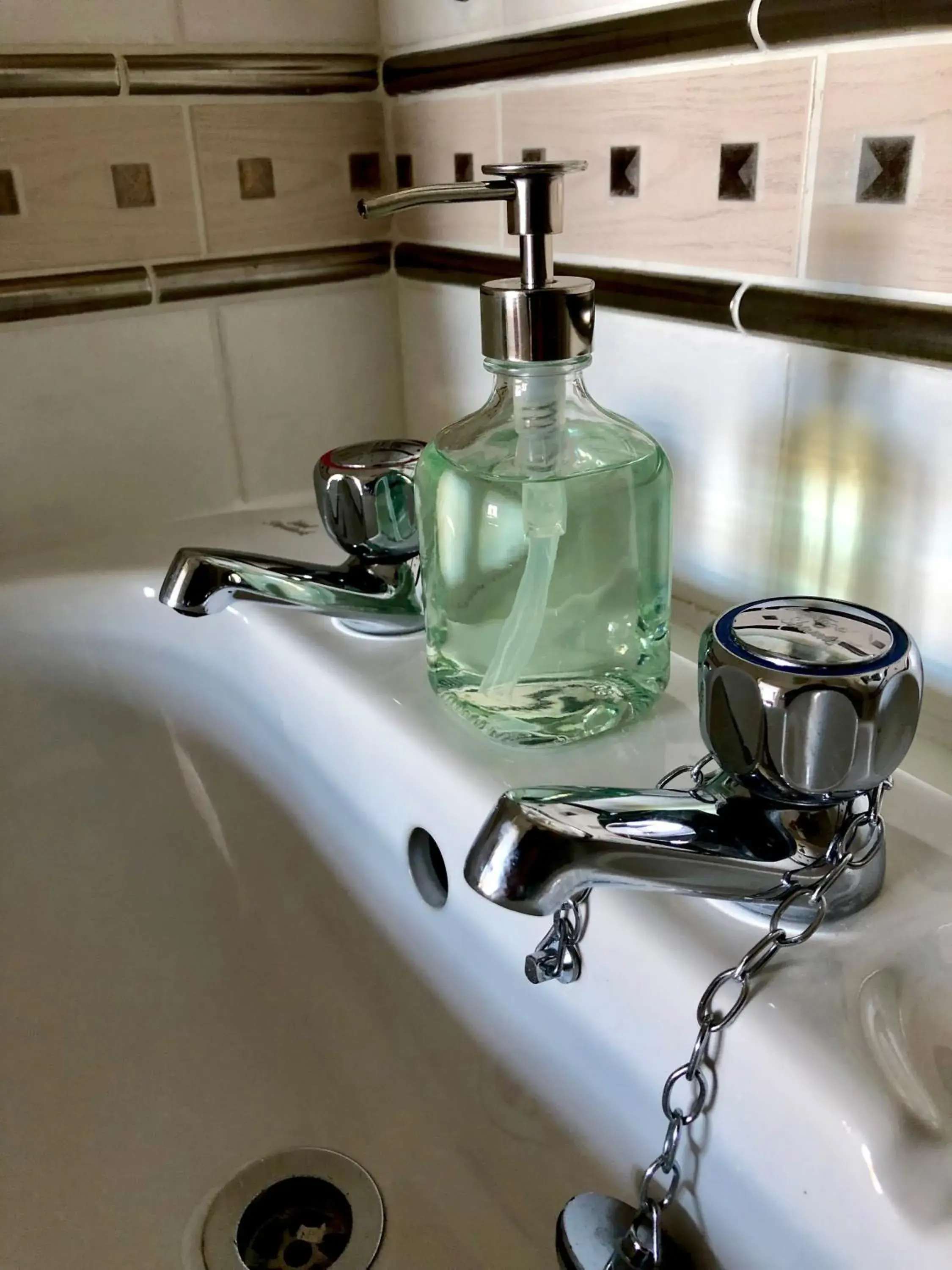 Decorative detail, Bathroom in Meadowcroft Guest House