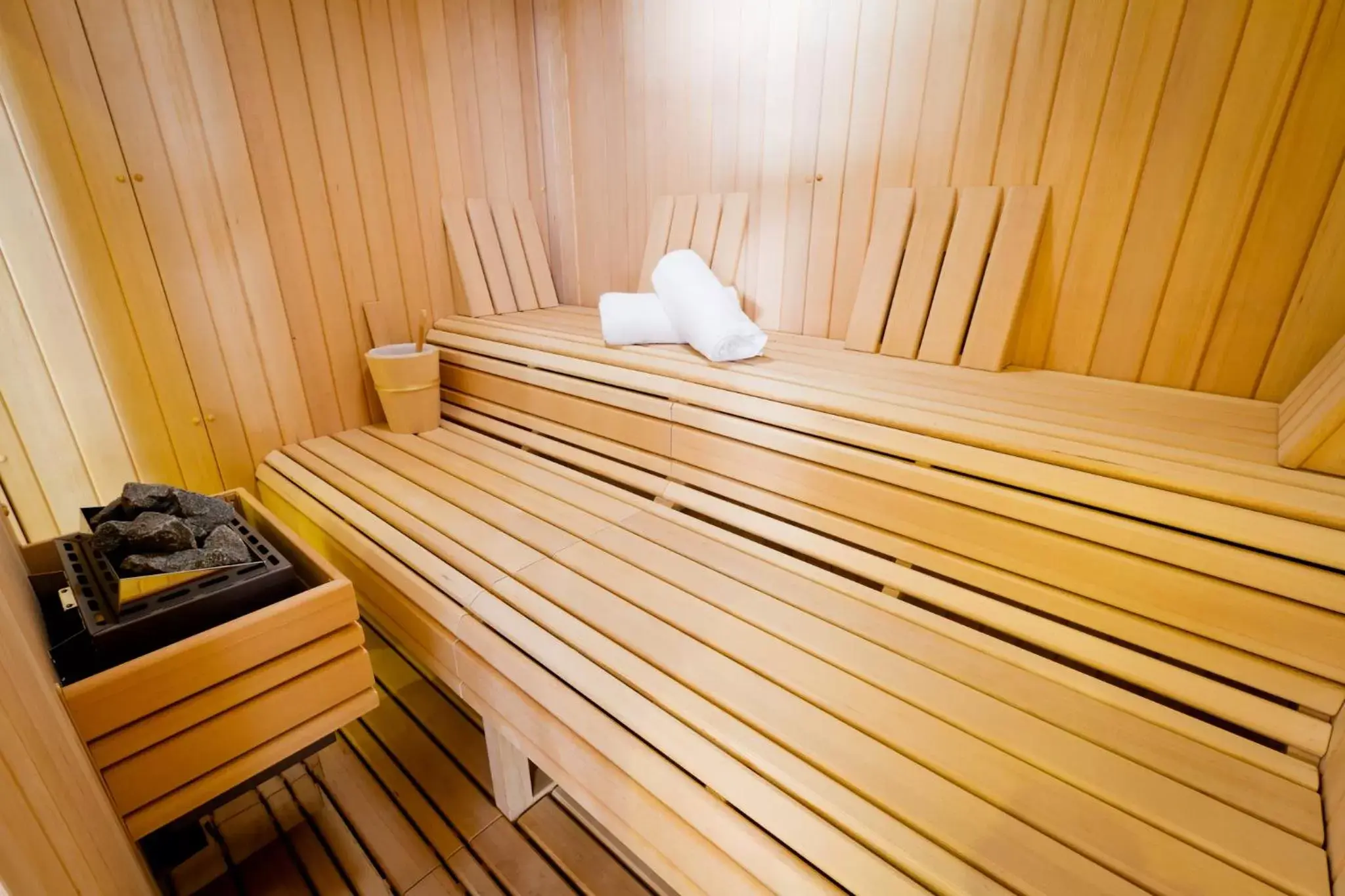 Sauna in Hôtel et Spa La Villa K - Basel Airport