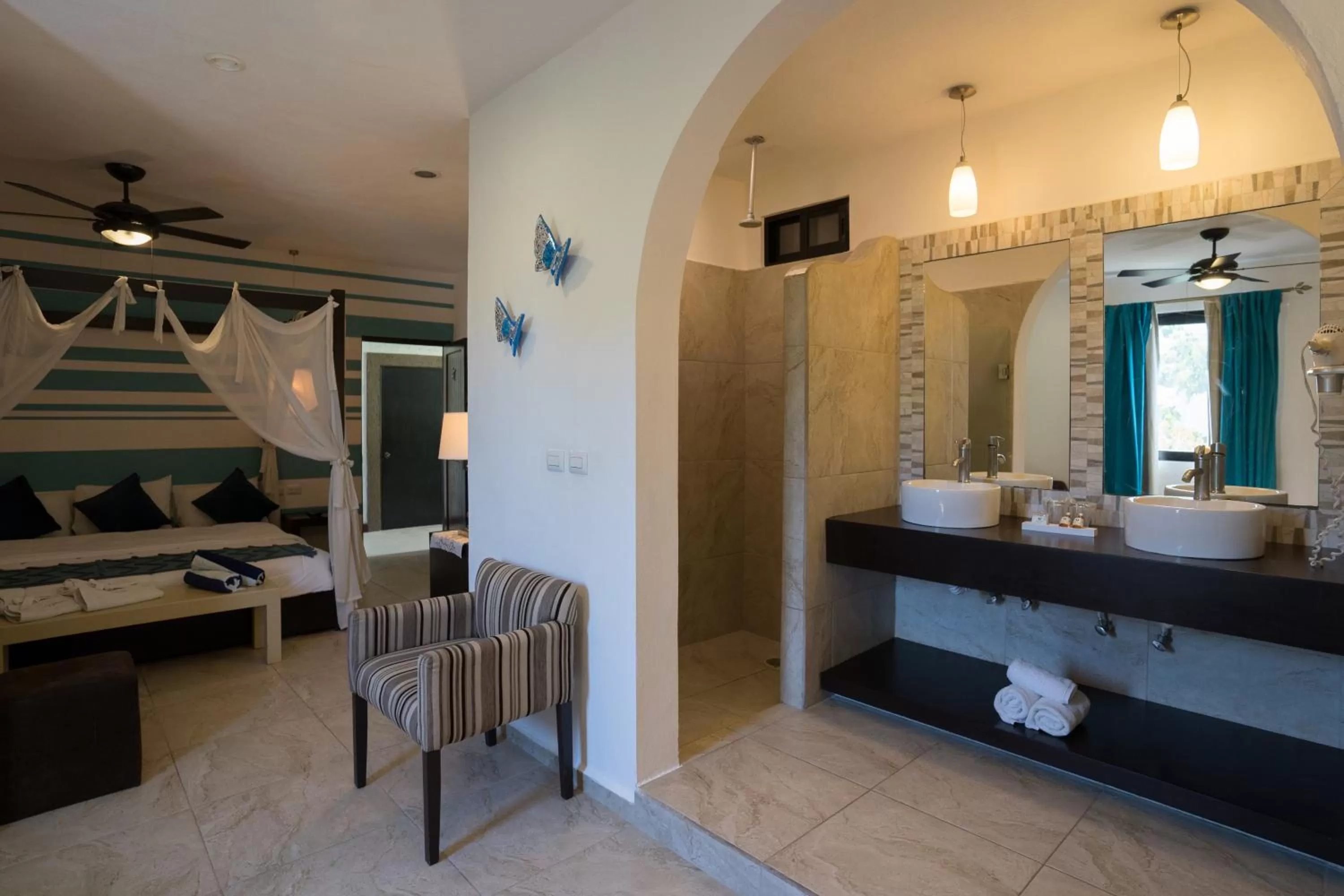 Bed in Posada Mariposa Boutique Hotel - 5th Avenue