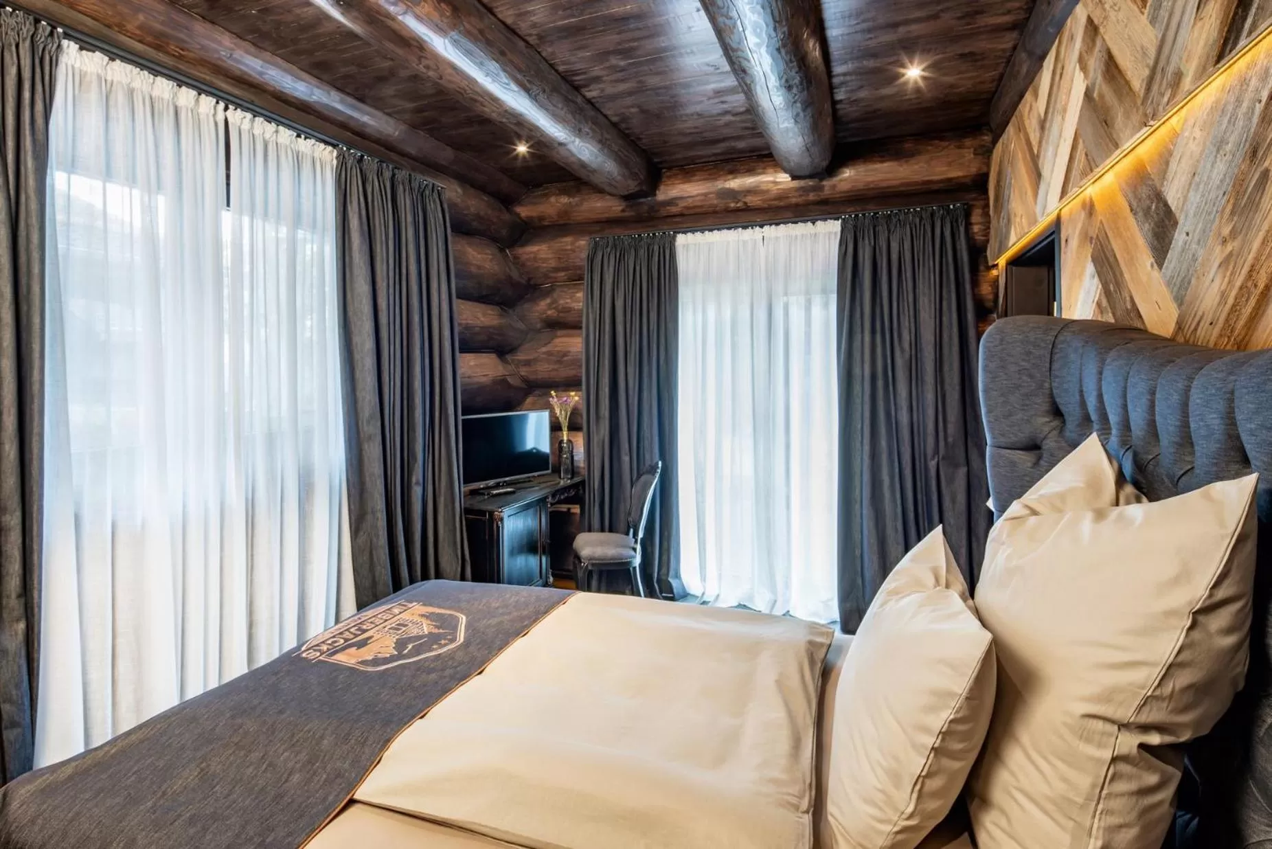 Bed in Timberjacks Kassel Motel