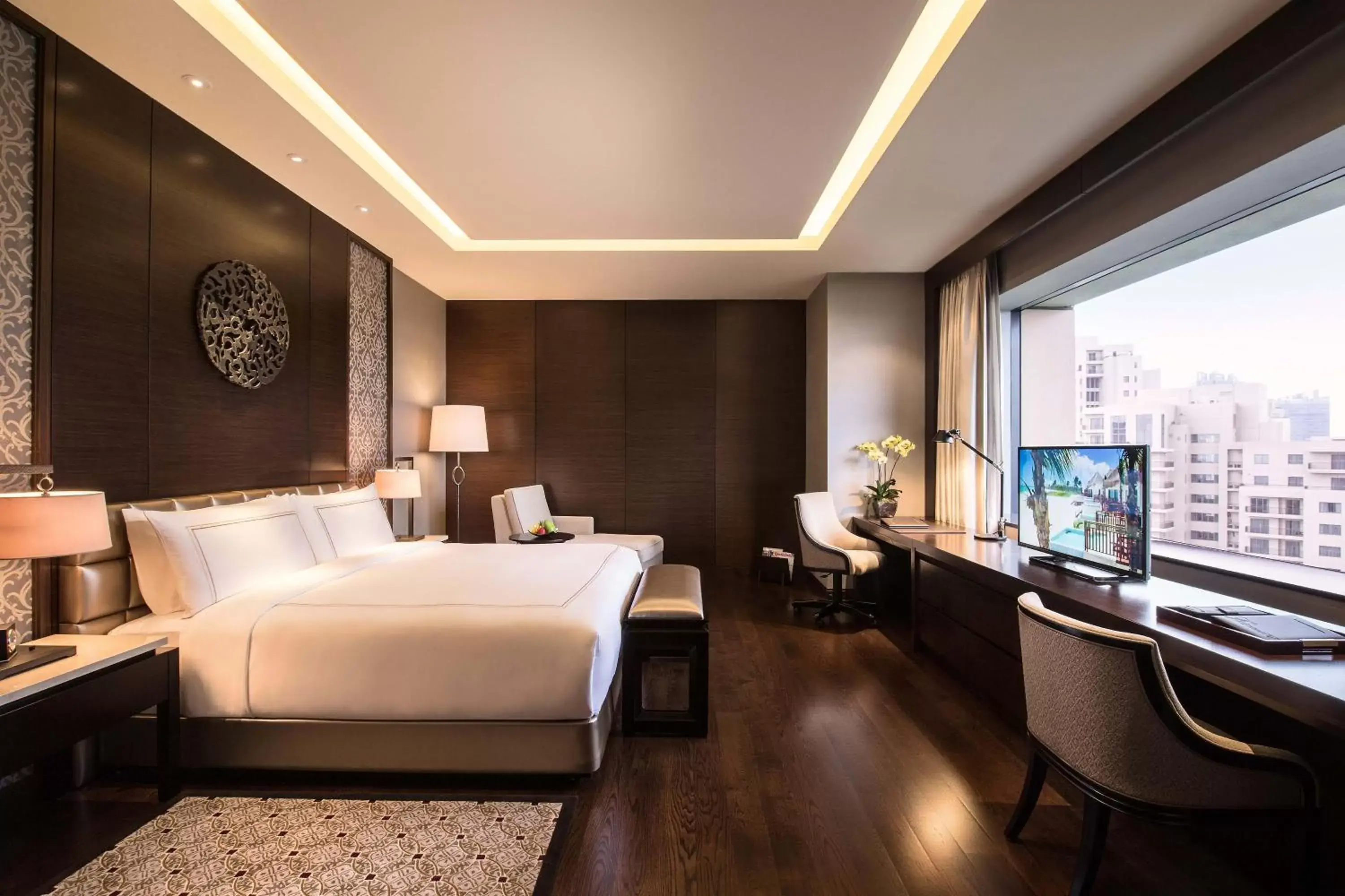 Bed in Fairmont Jakarta