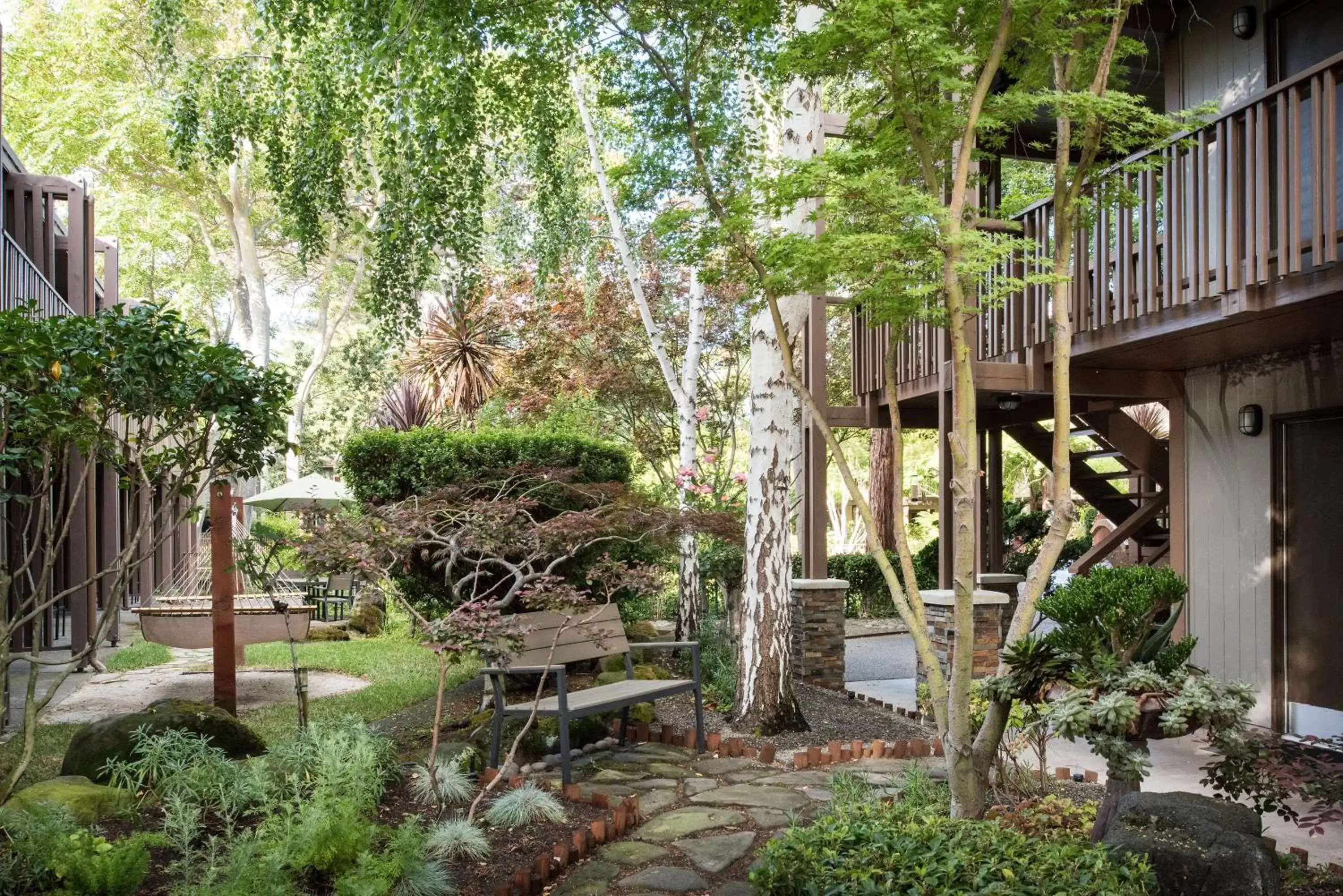 Garden in The Creekside Inn