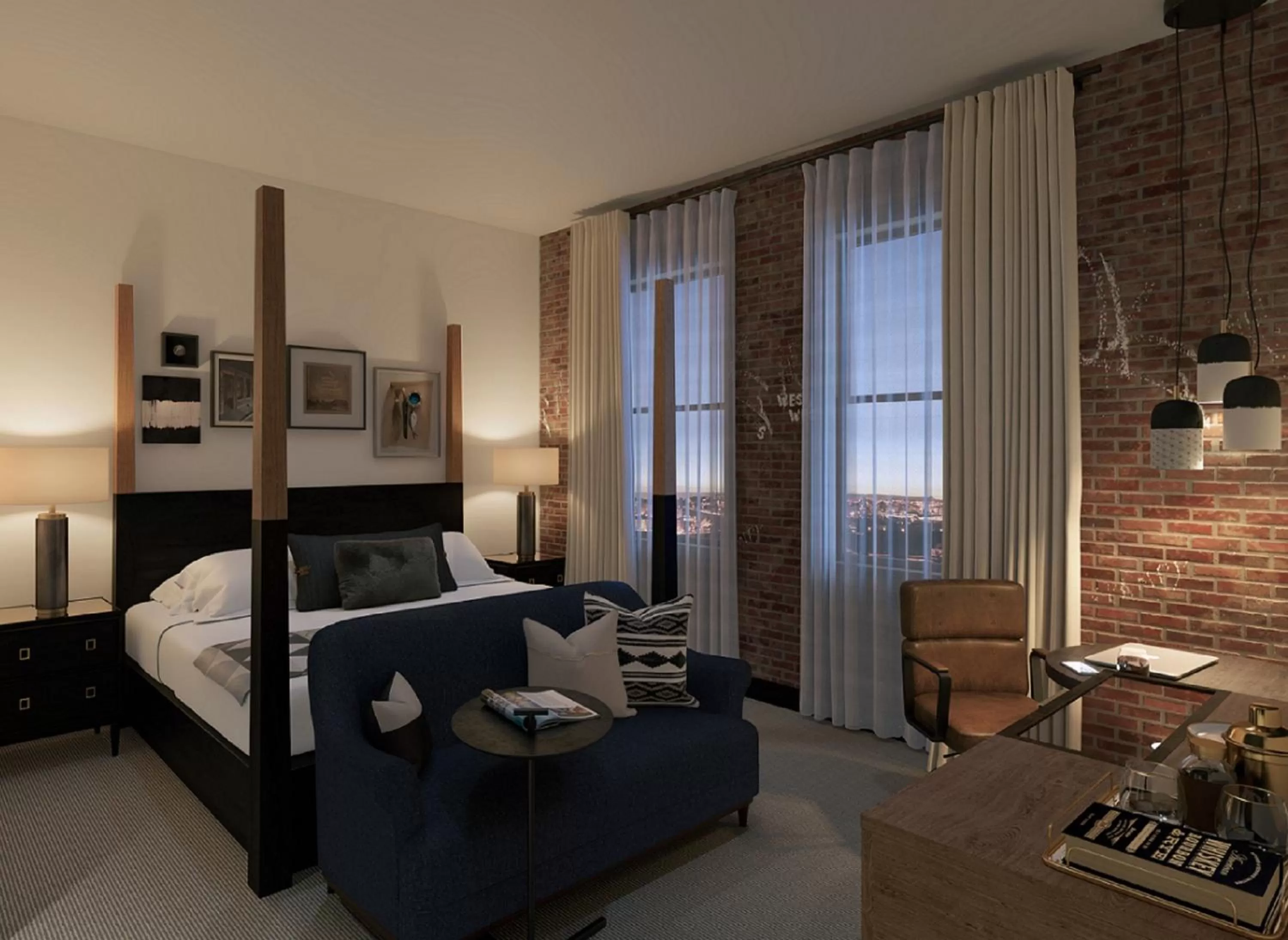 Bedroom, Bed in Crossroads Hotel