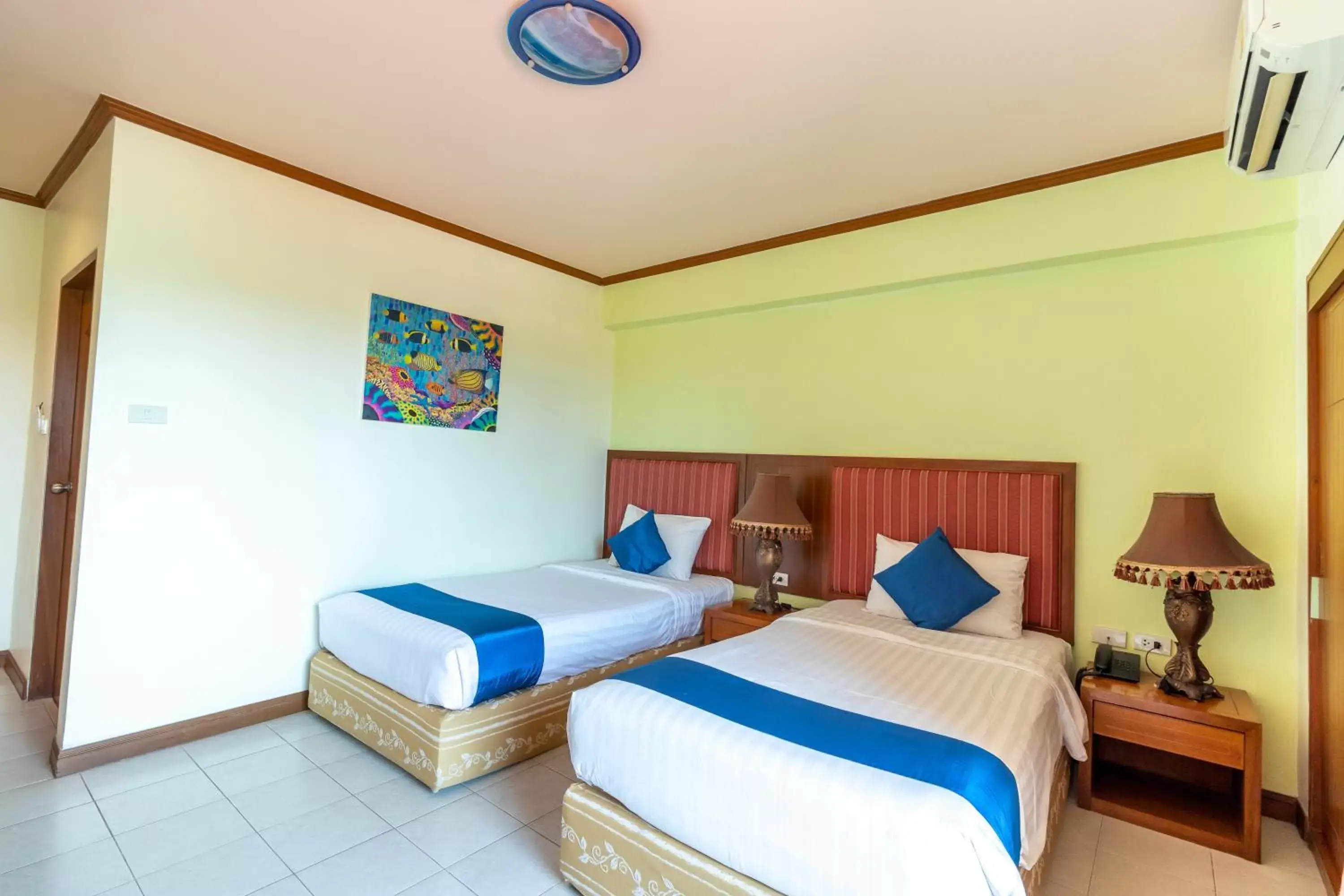 Bedroom, Bed in Thipurai Beach Hotel