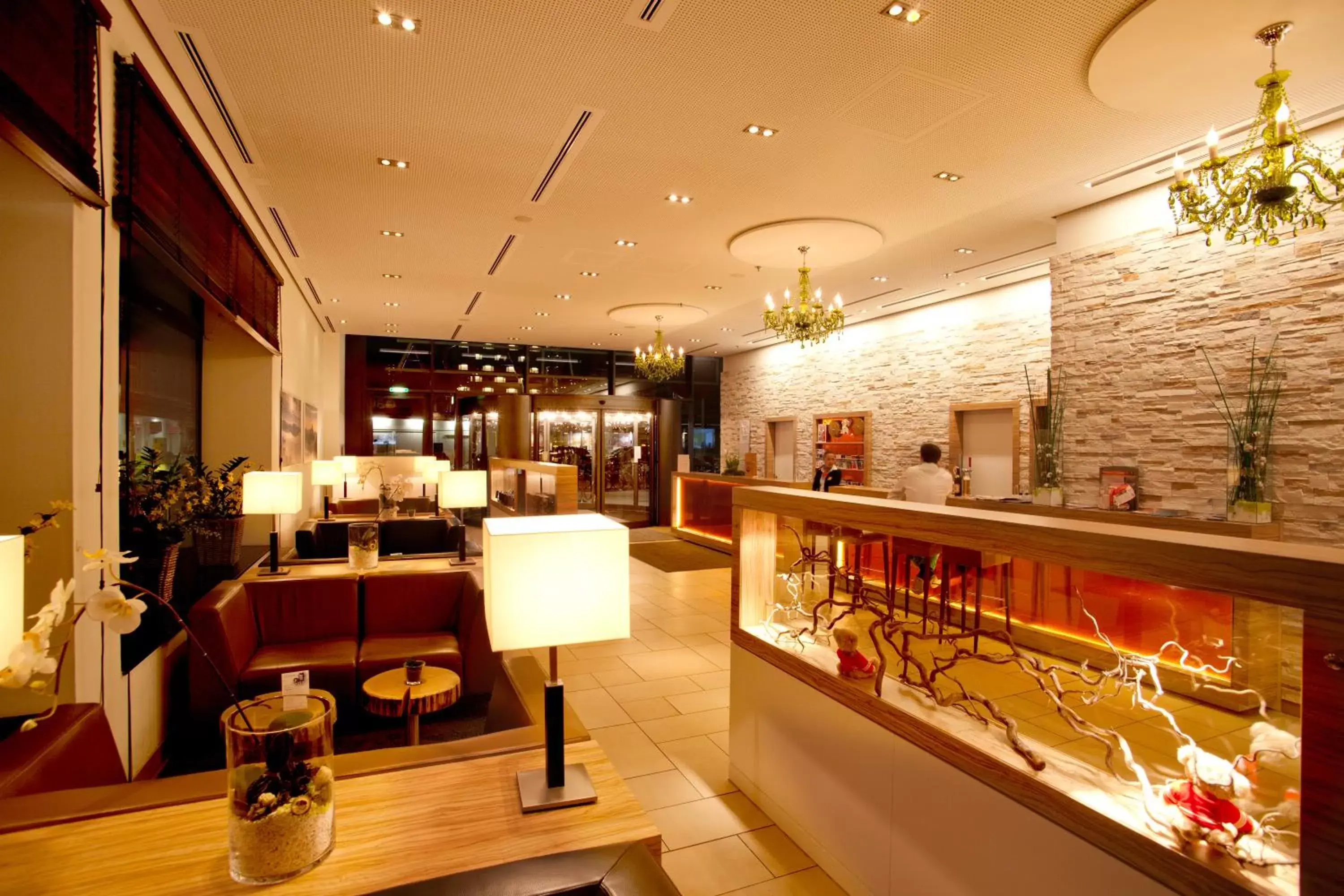 Lobby or reception in H+ Hotel Salzburg Lobby or reception in H+ Hotel Salzburg