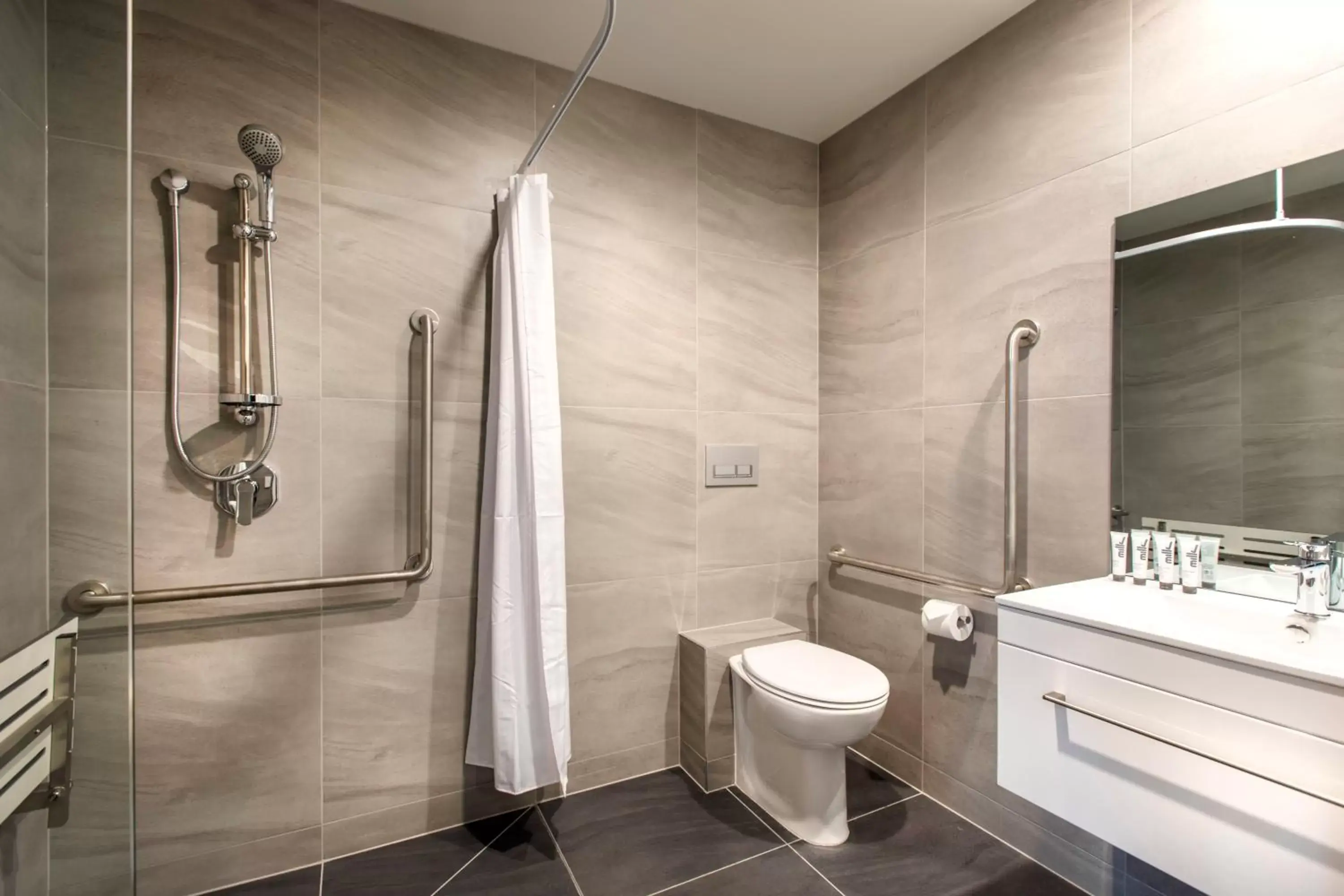 Bathroom in Quest on Manchester Serviced Apartments