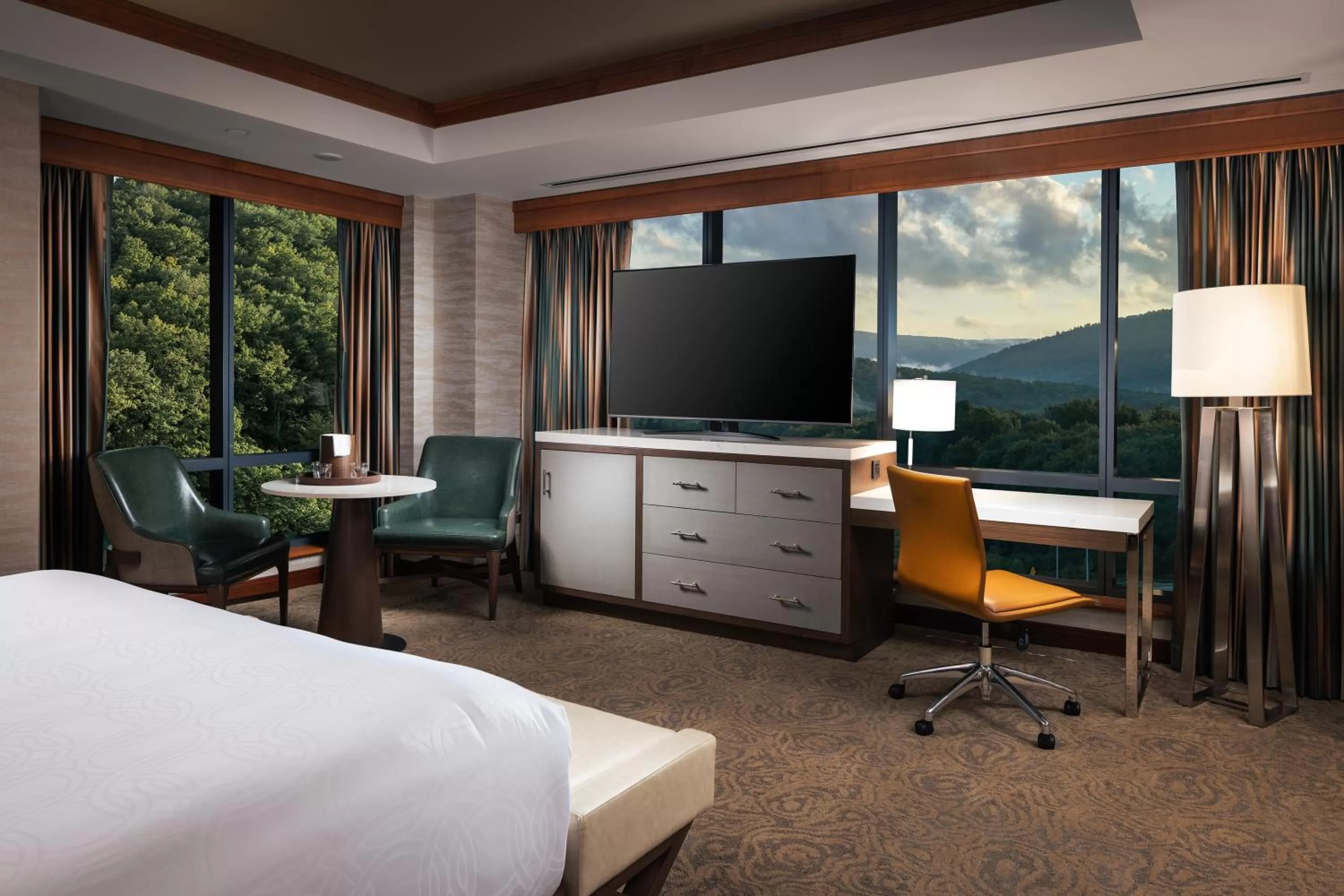 Bed in Seneca Allegany Resort & Casino