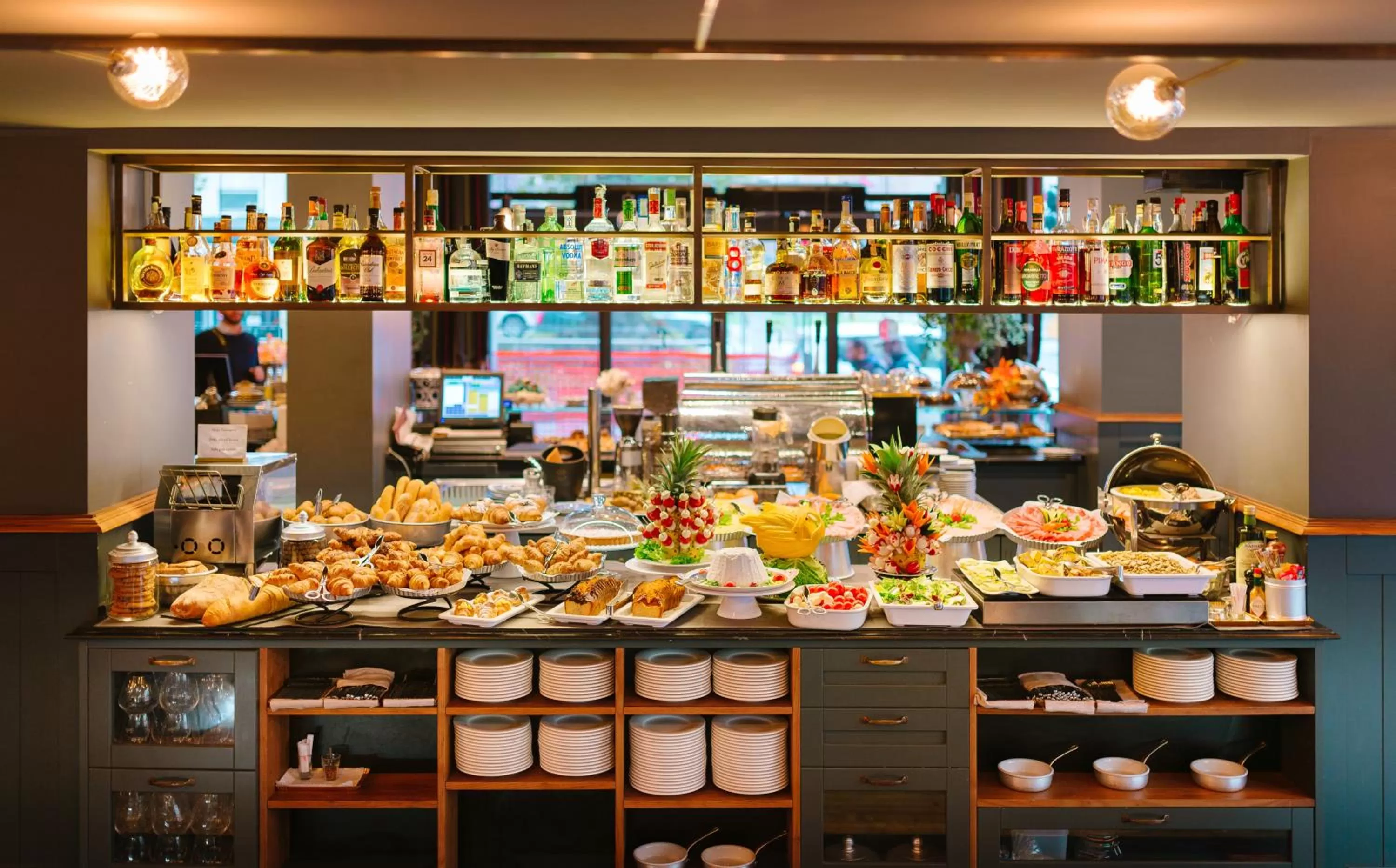 Food close-up in Windsor Hotel Milano