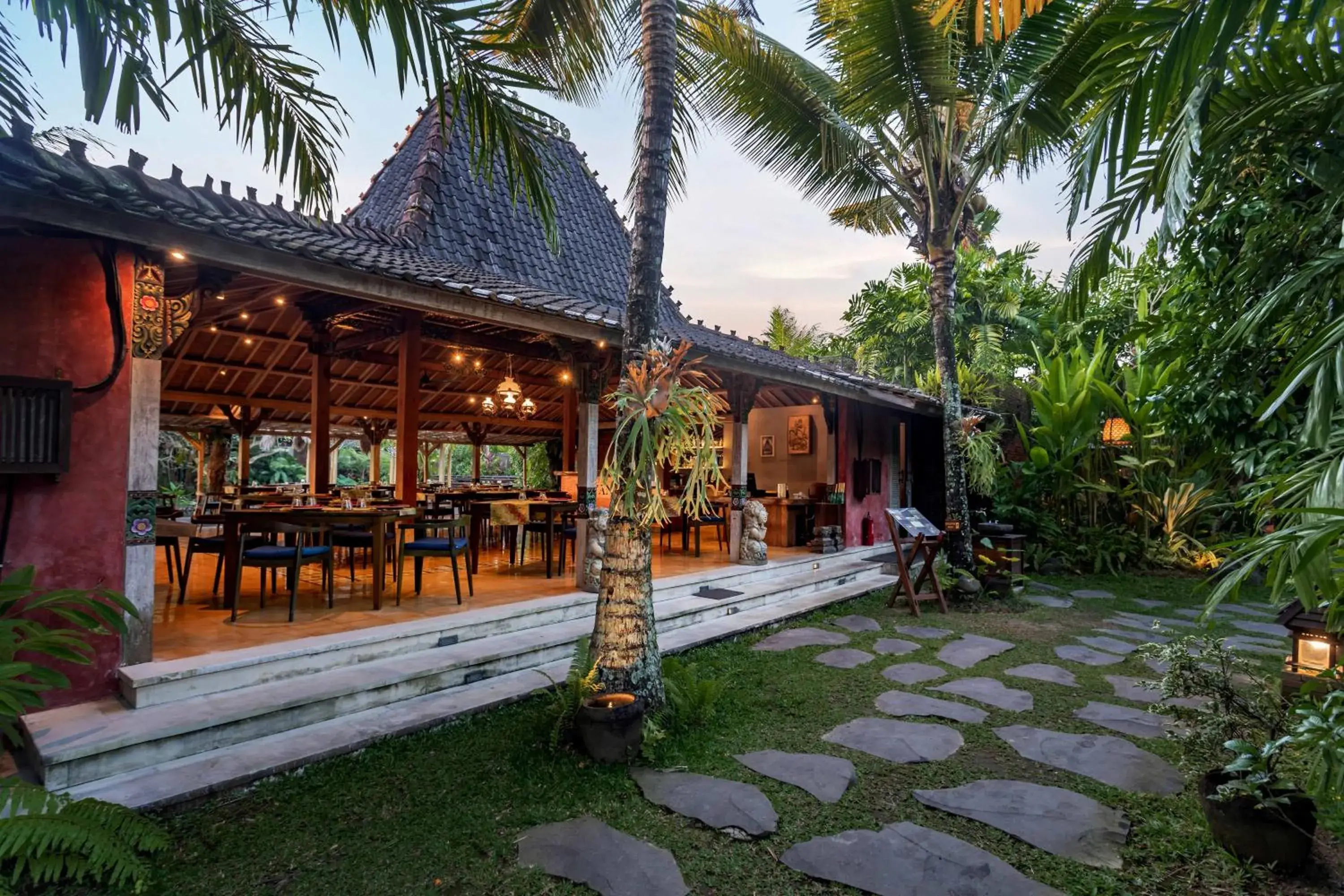 Restaurant/places to eat, Property Building in Arya Villas Ubud