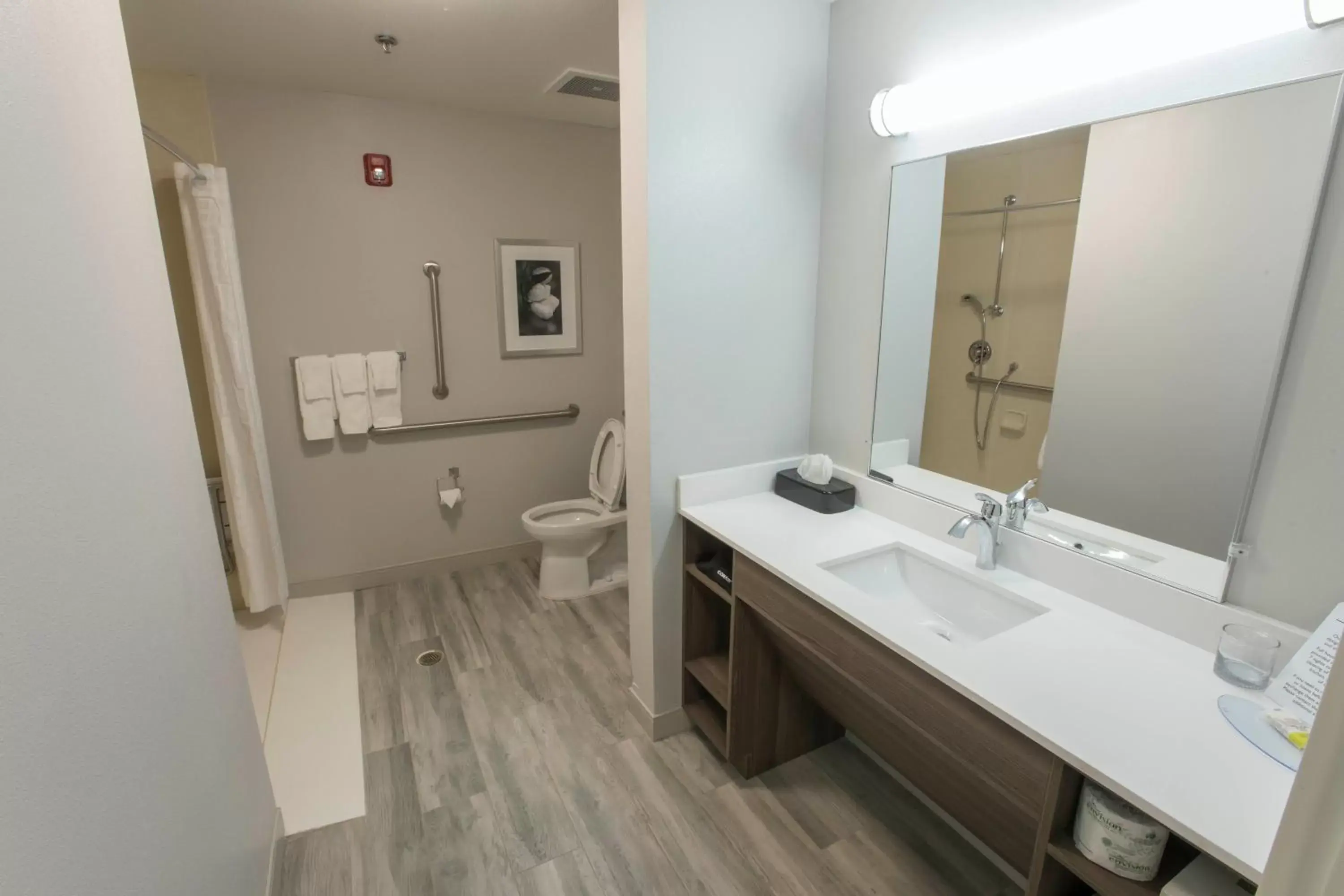 Bathroom in Candlewood Suites - McDonough, an IHG Hotel