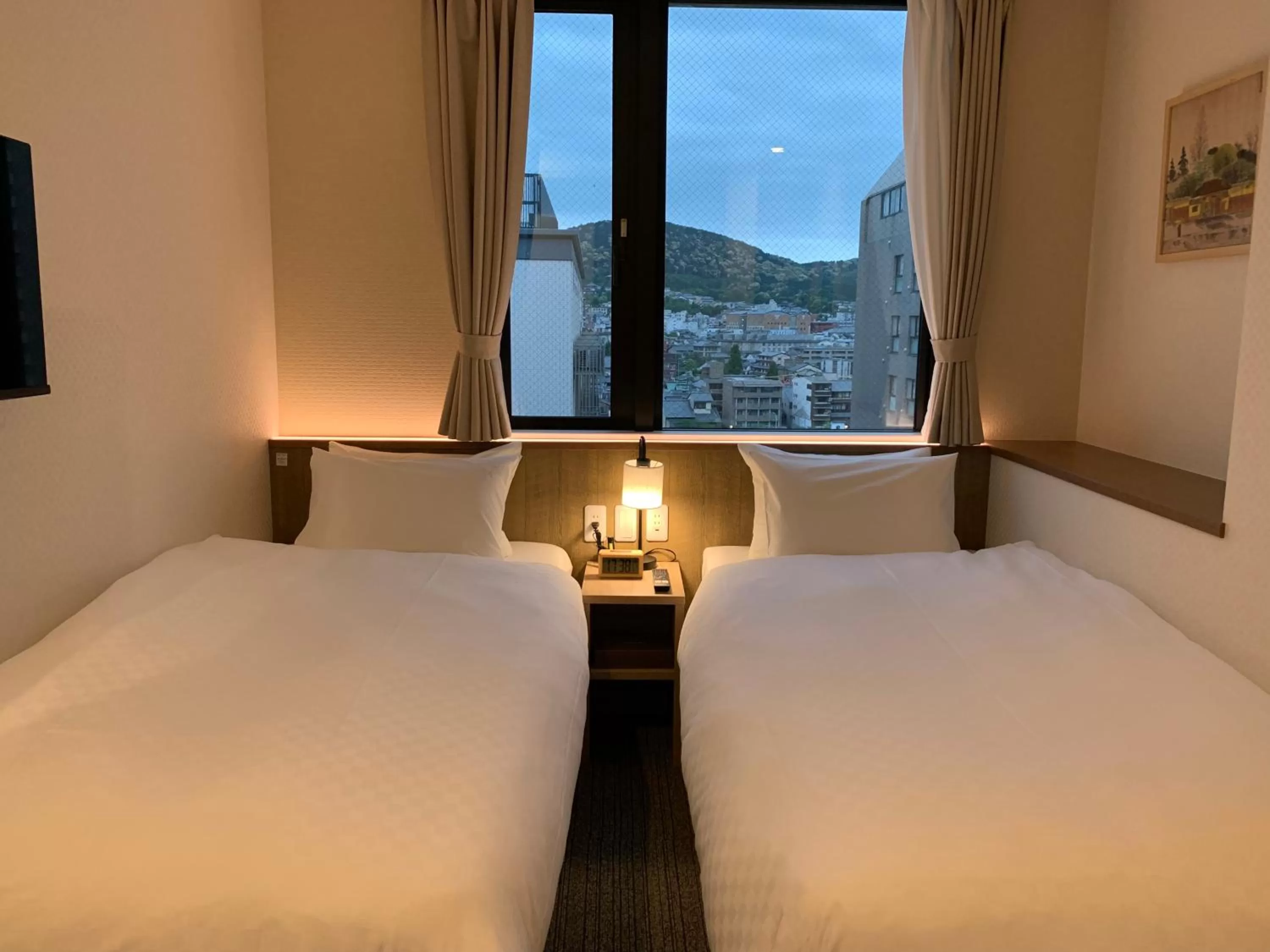 Bed in Waka Kyoto Kawaramachi Hotel