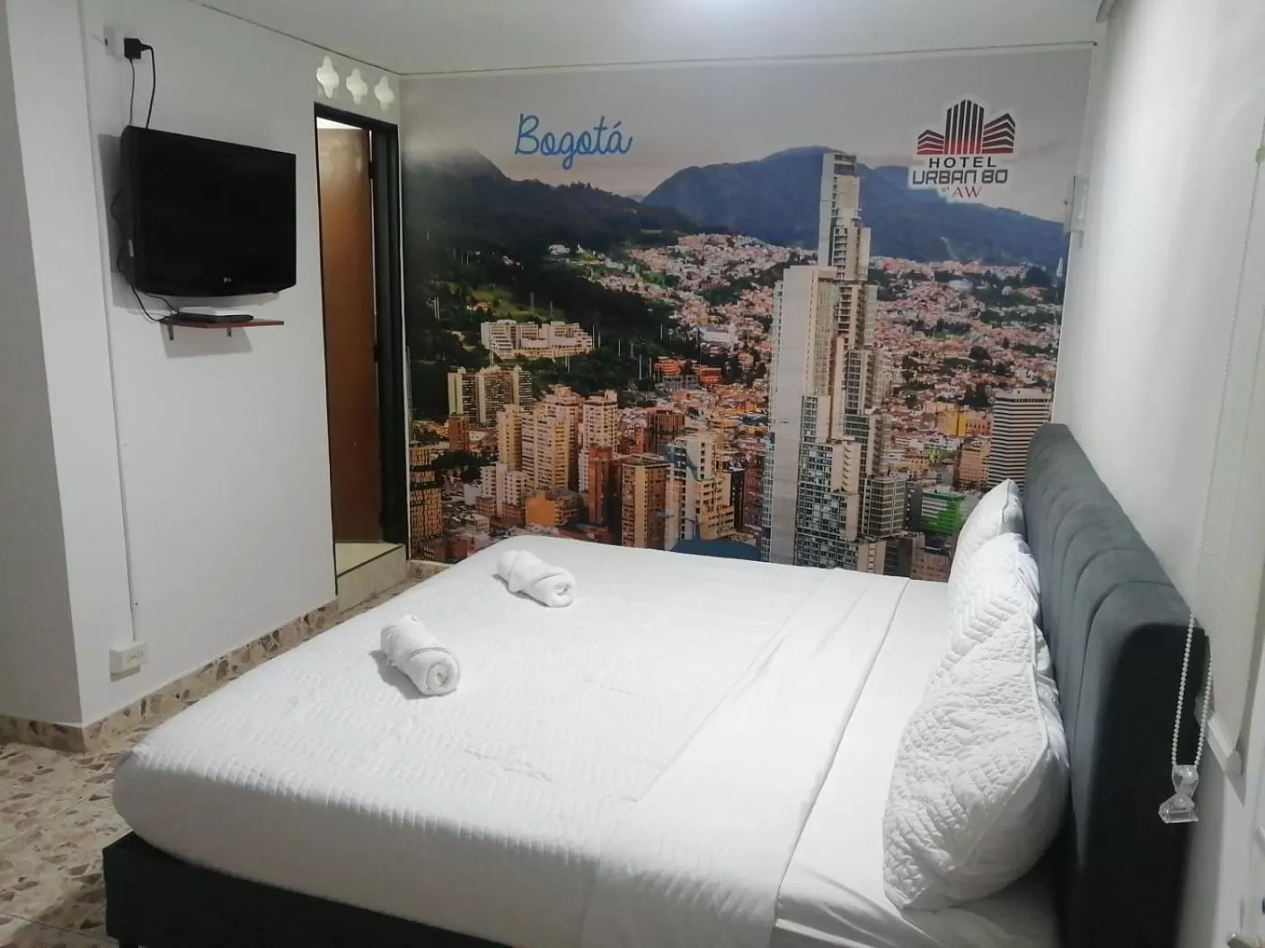 Bed in Aw Hotel Urban 80 Medellin