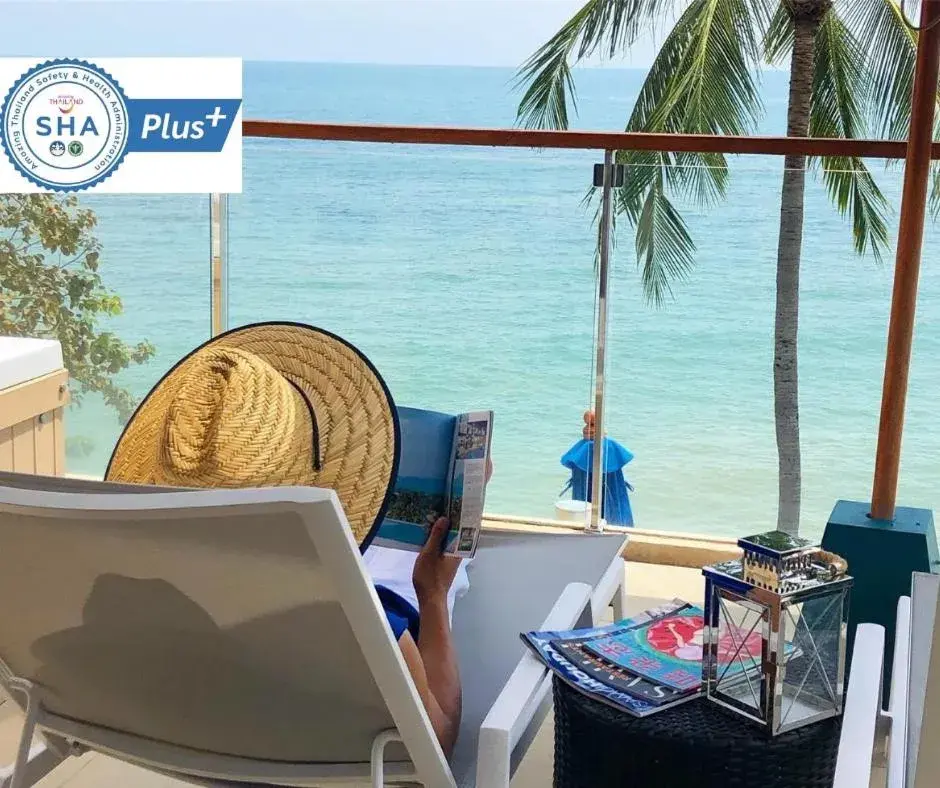 Sea view in Royal Beach Boutique Resort & Spa Koh Samui - SHA Extra Plus