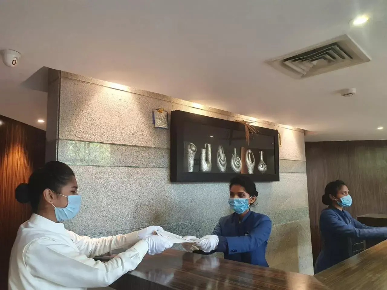 Staff in Goldfinch Hotel Mangalore