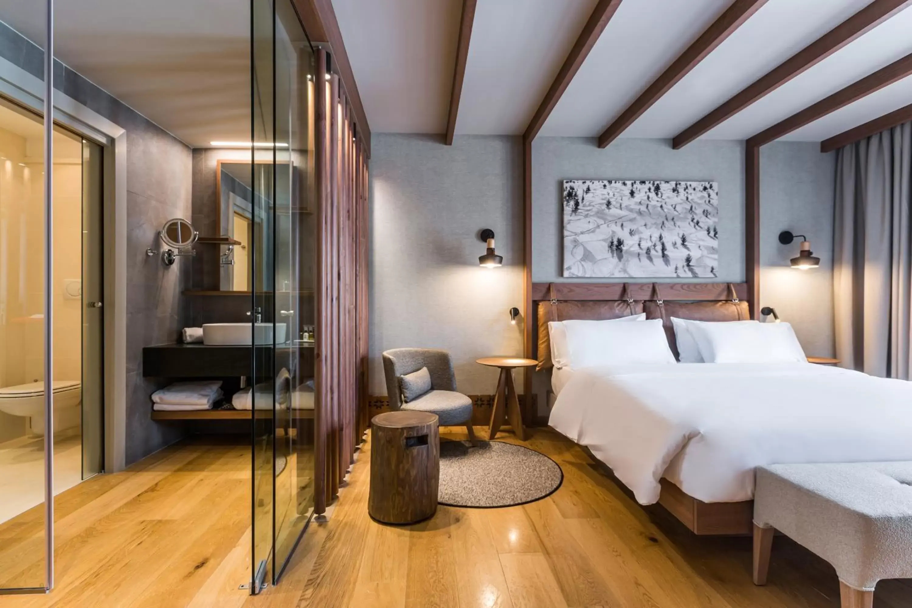 Bedroom in Grand Hotel Savoia Cortina d'Ampezzo, A Radisson Collection Hotel