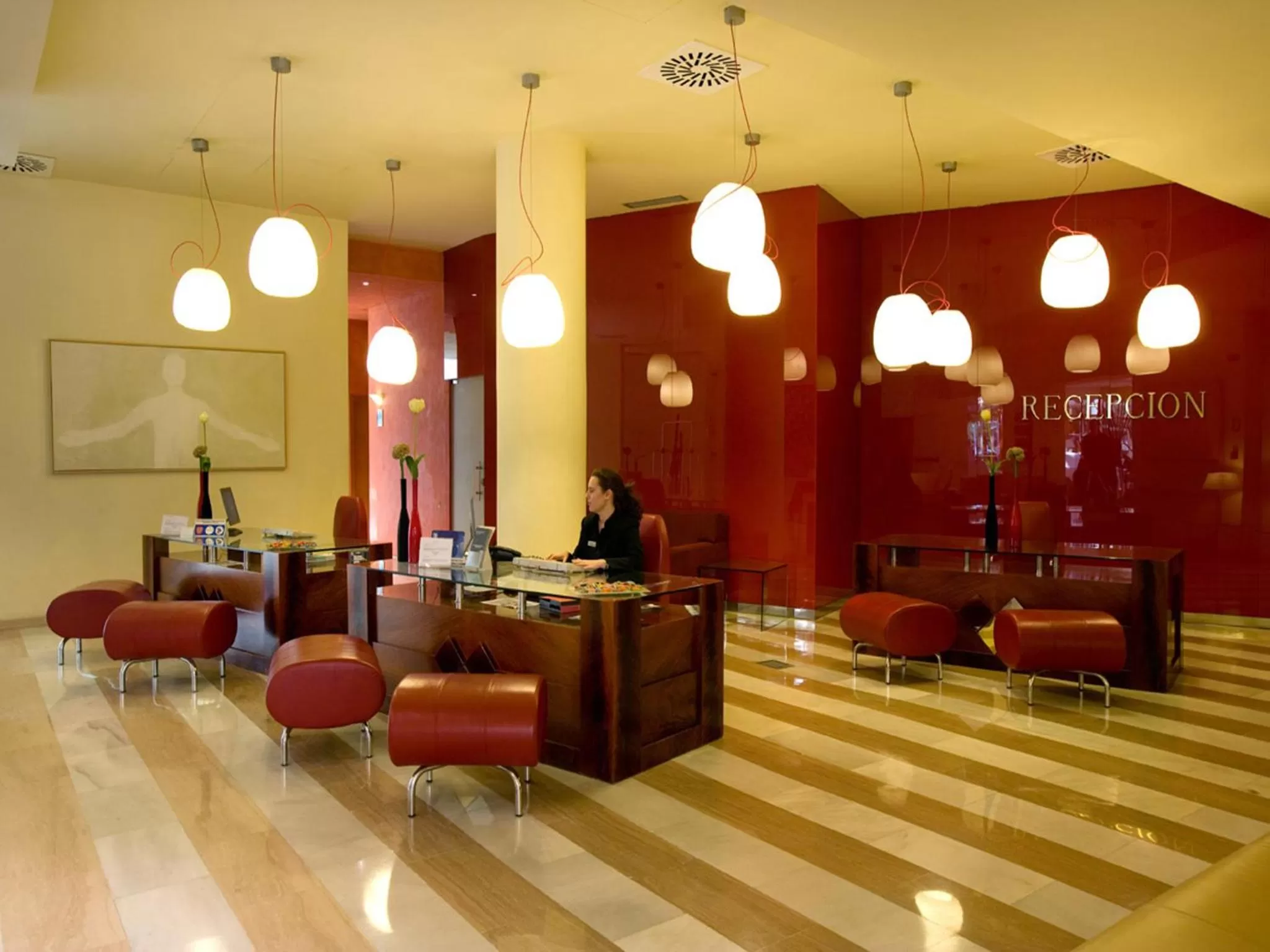 Lobby or reception in Silken Al-Andalus Palace