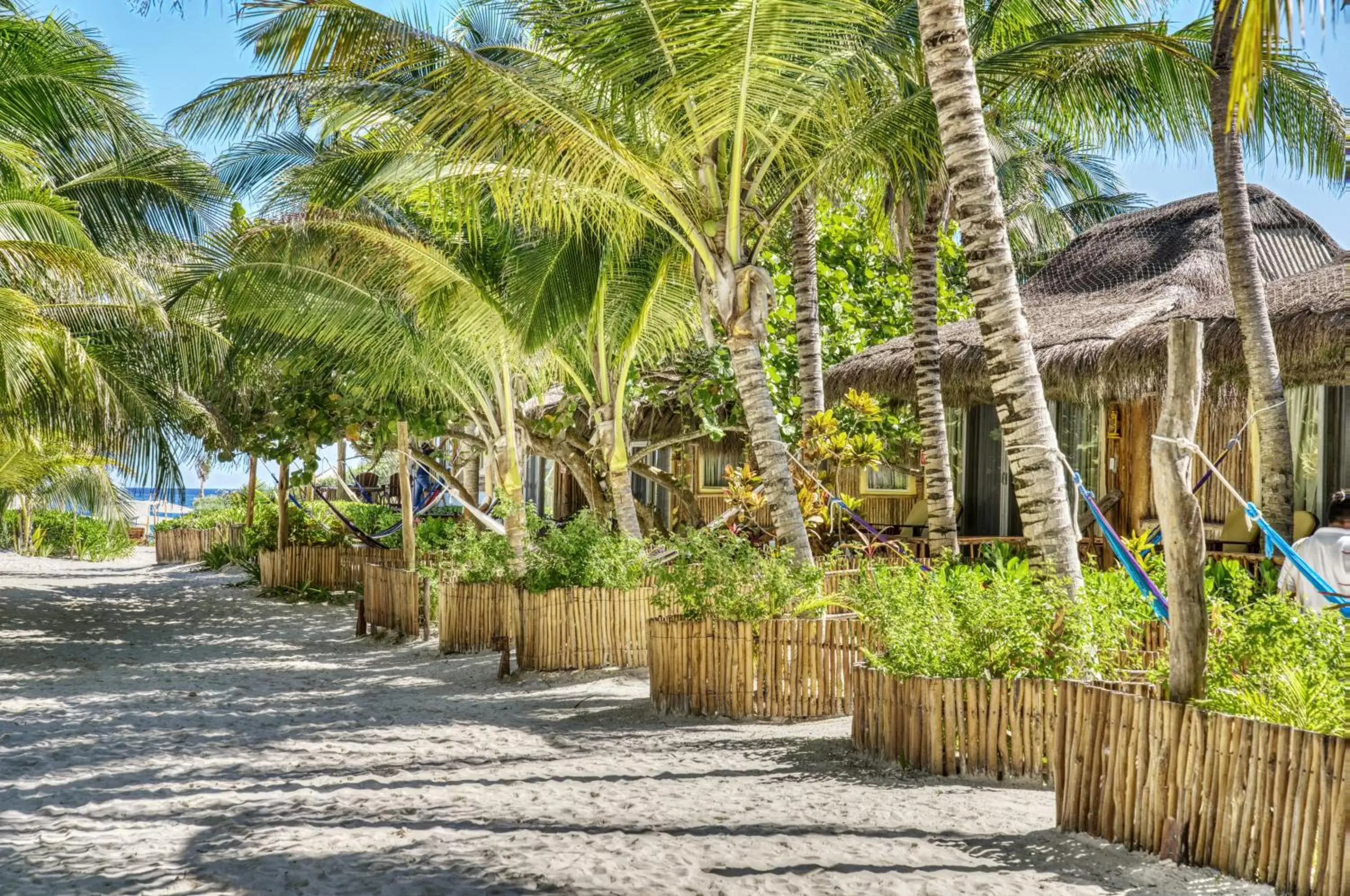 Facade/entrance in Villa Pescadores Tulum