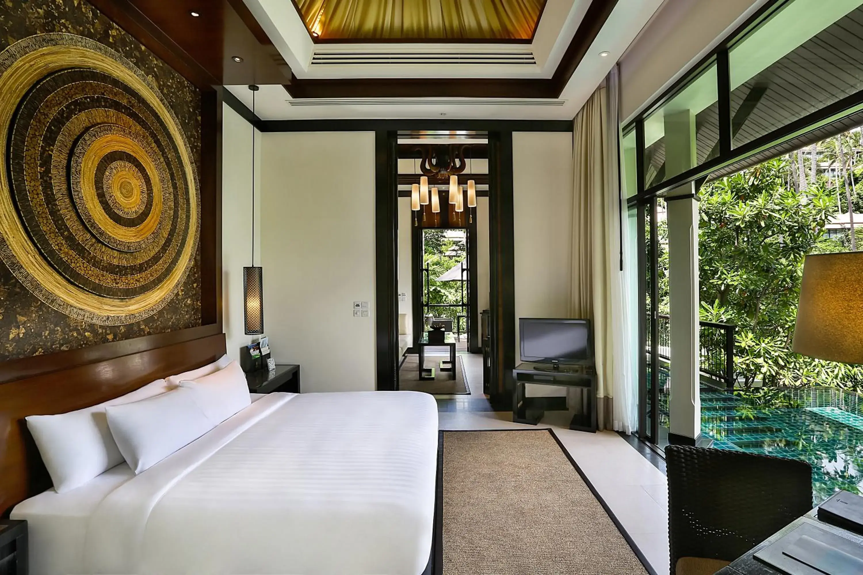 Bedroom, Bed in Banyan Tree Samui - SHA Extra Plus