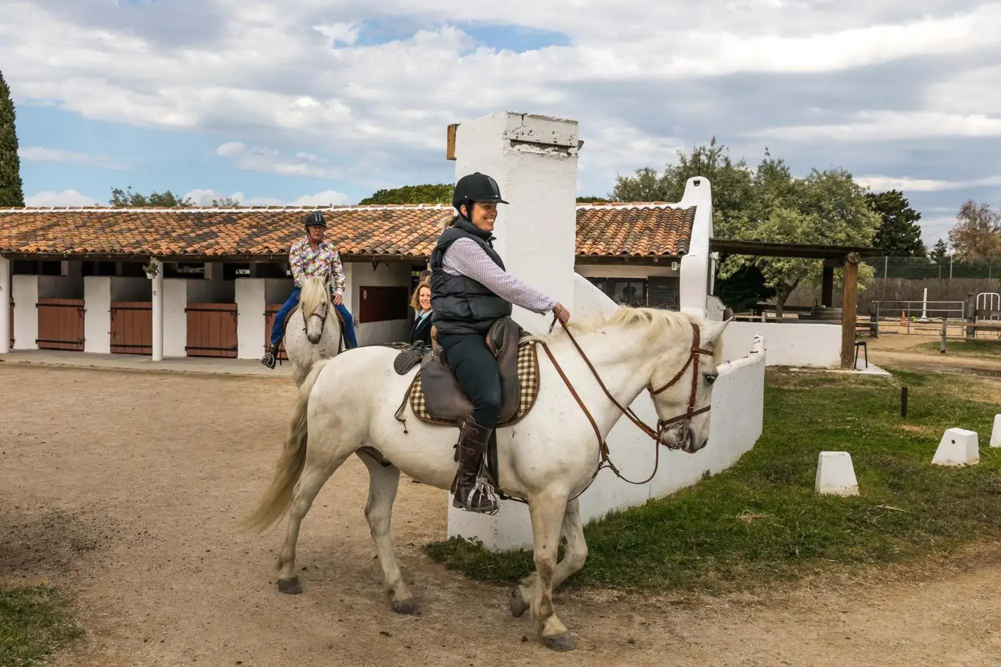 People, Horseback Riding in Auberge Cavaliere du Pont des Bannes