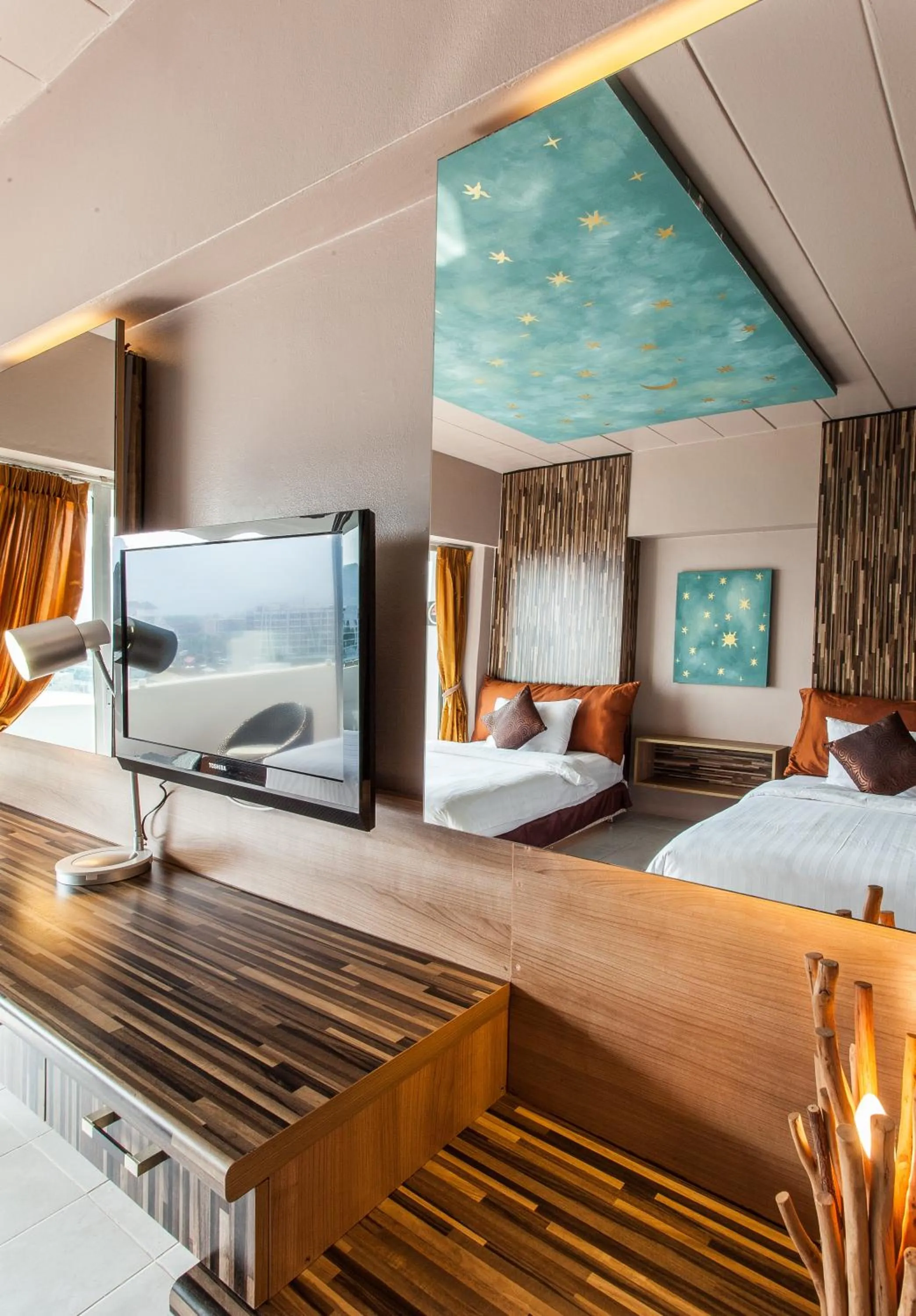 Bedroom, TV/Entertainment Center in Patong Heritage Hotel Phuket - SHA Extra Plus