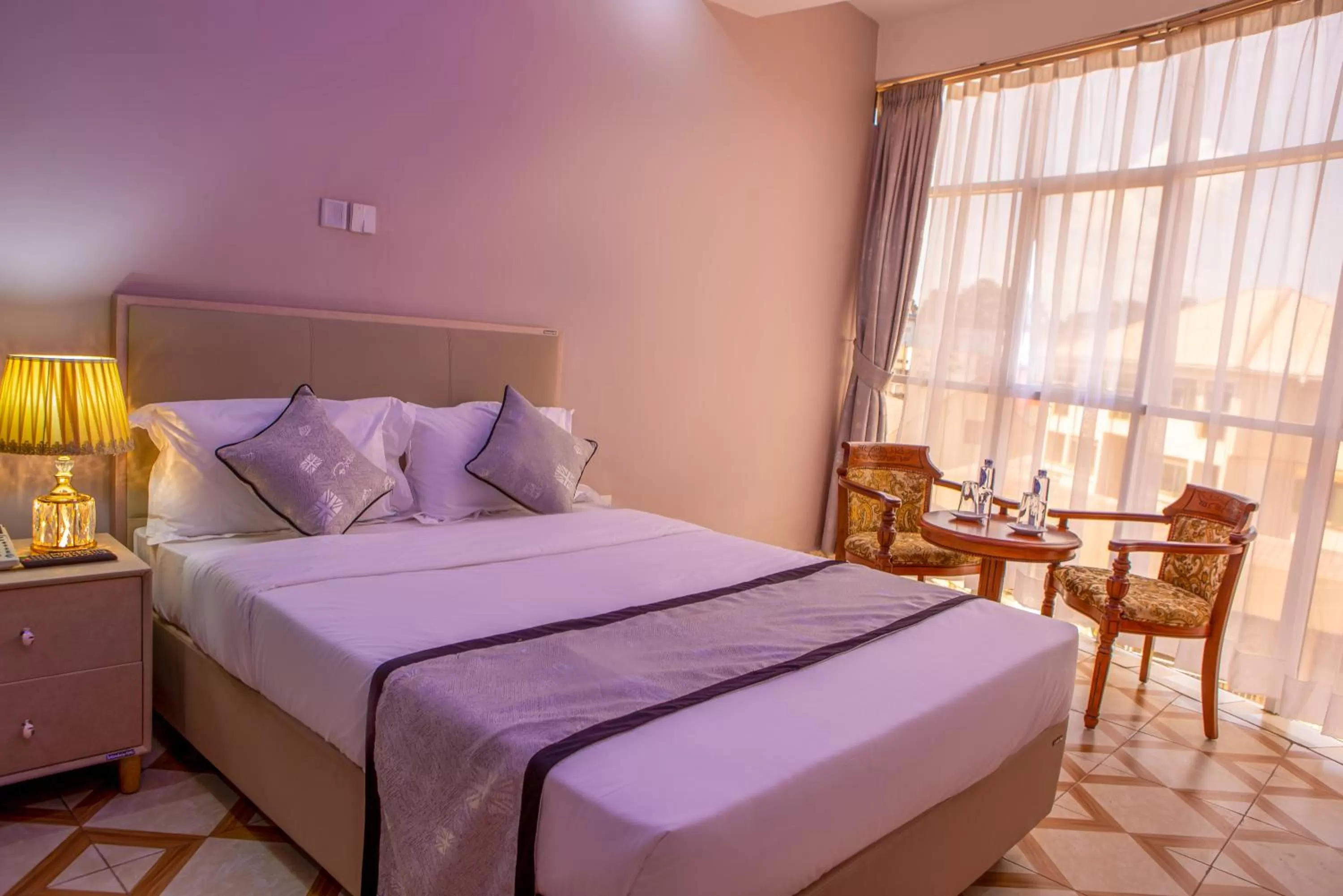 Bed in Bukandula Hotel