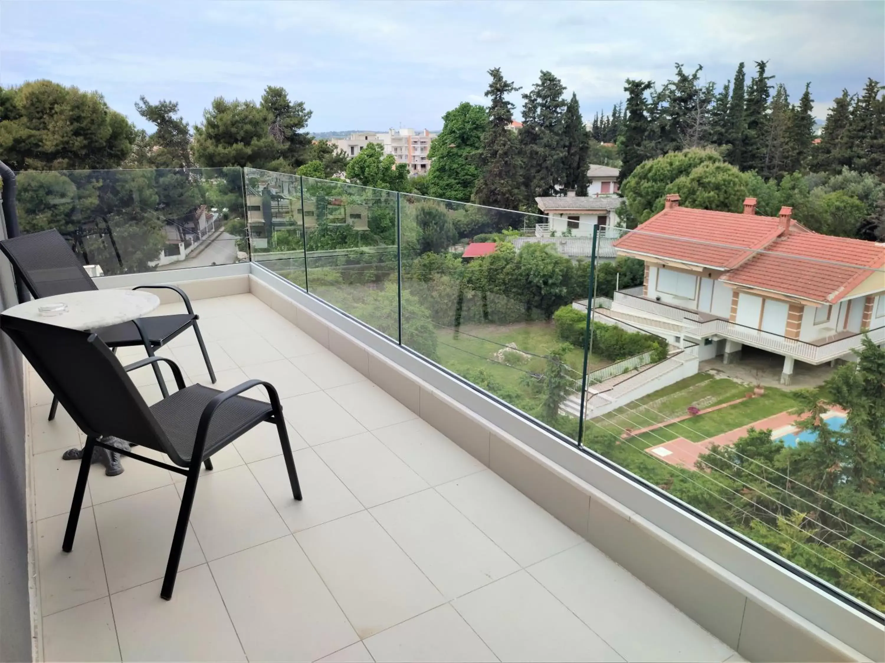 Balcony/Terrace in Light Blue Hotel