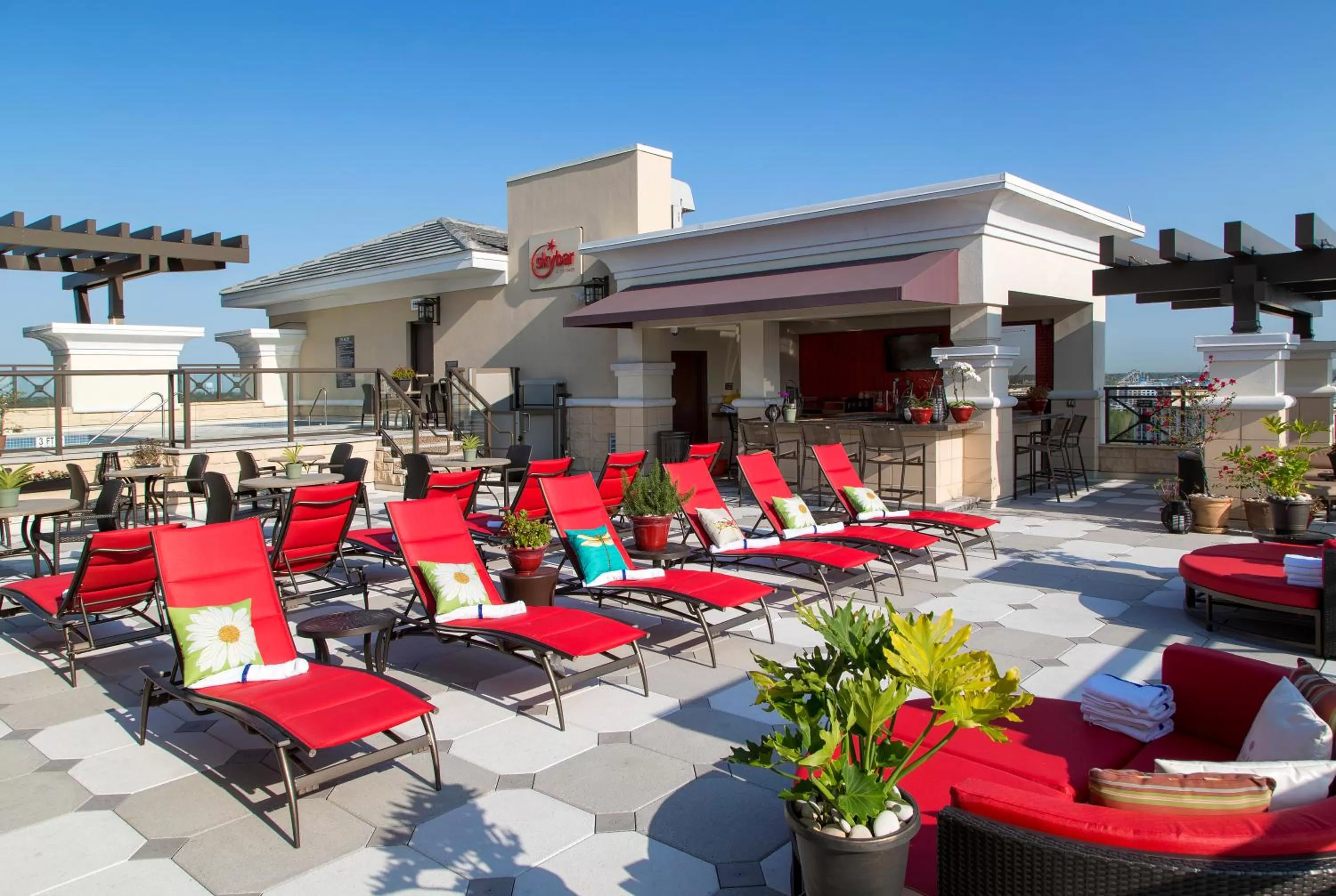 Patio in Ramada Suites By Wyndham Orlando International Drive