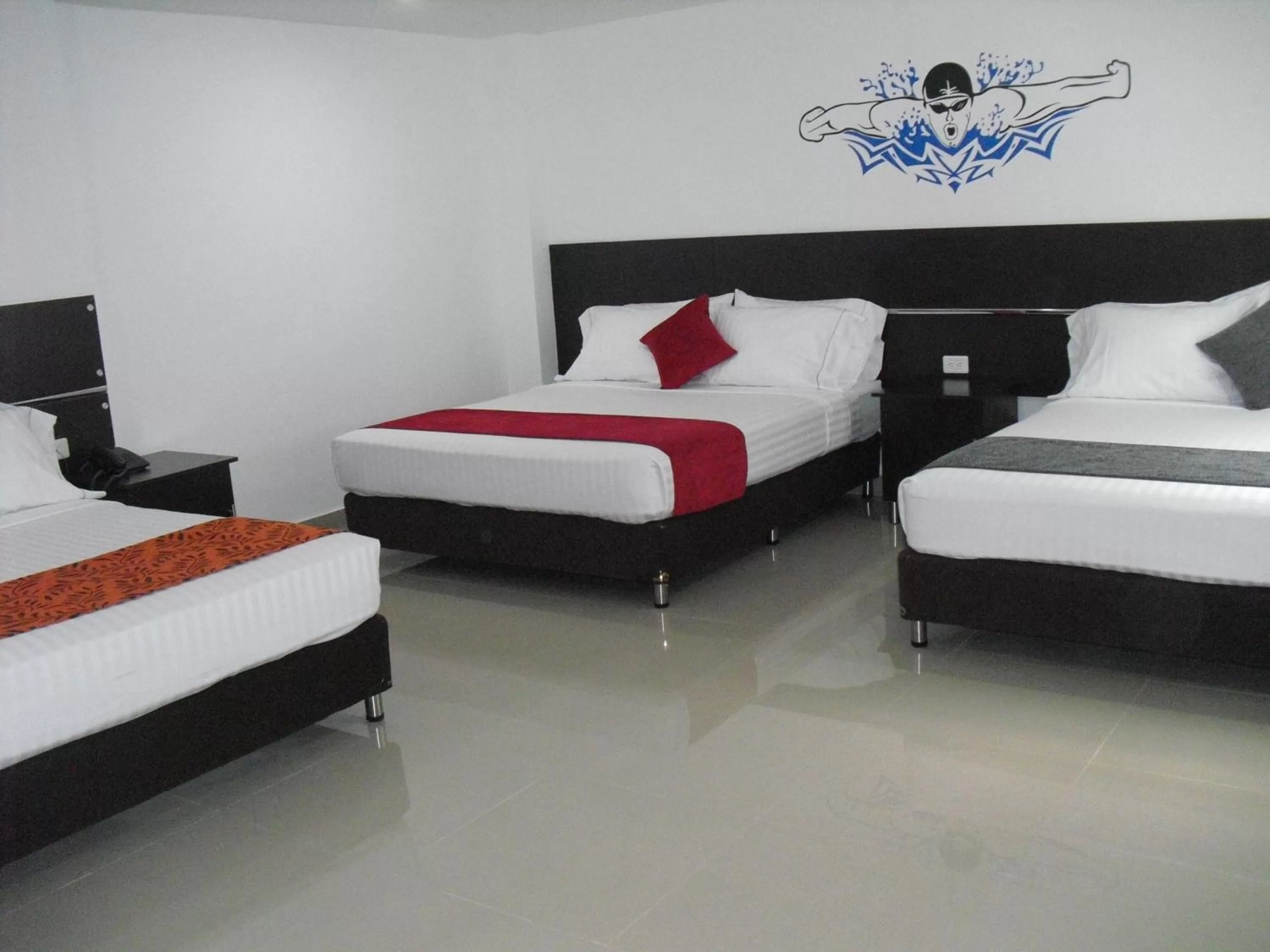 Bed in AW Hotel Sport