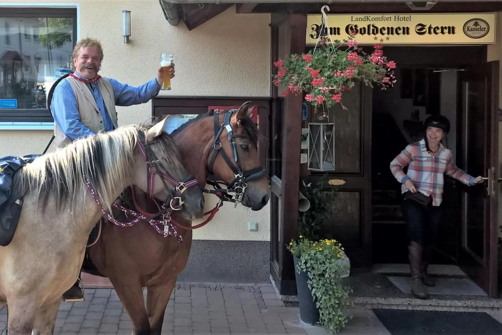 Horse-riding in Hotel-Restaurant Zum Goldenen Stern