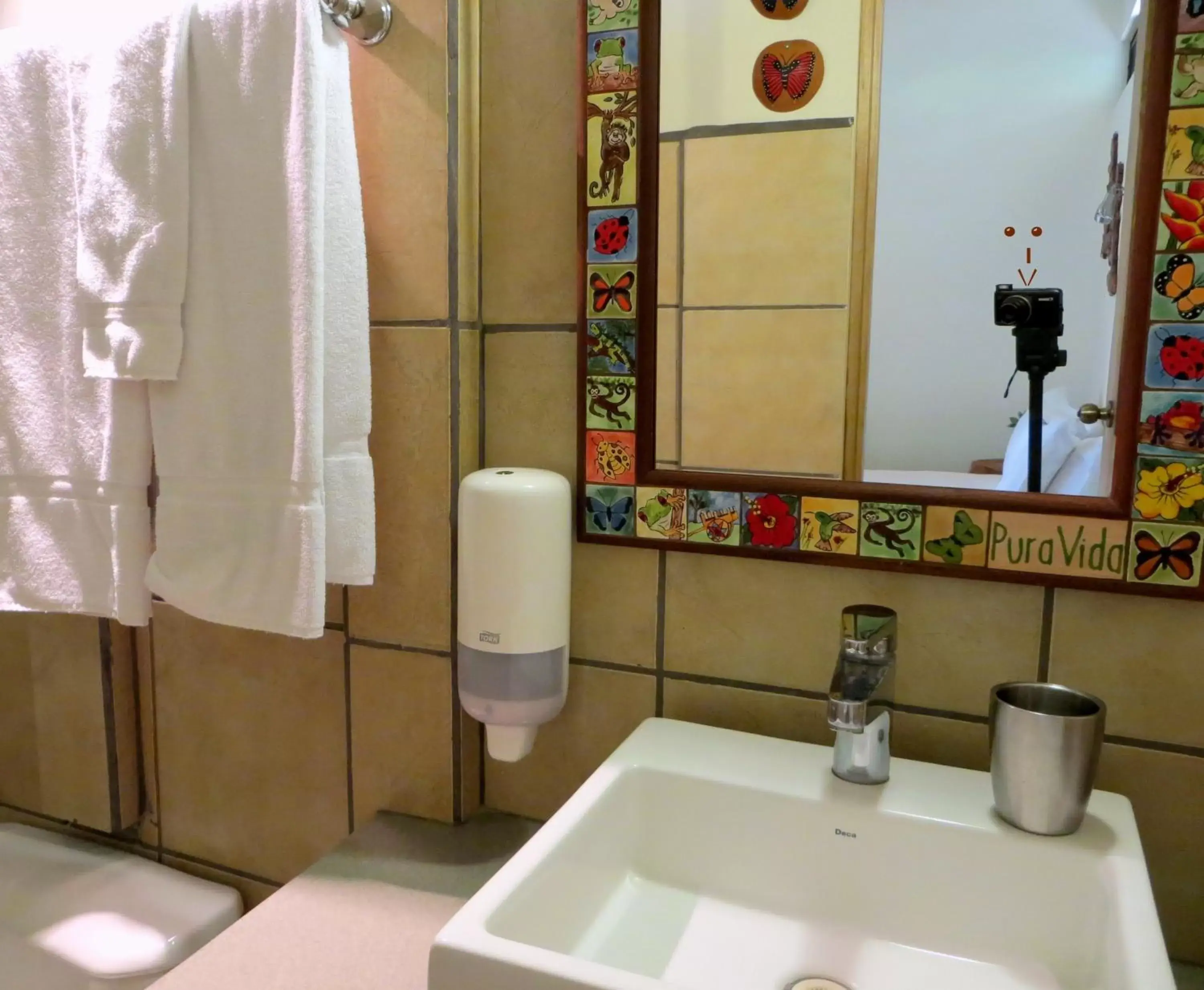 Bathroom in Pura Vida Hotel