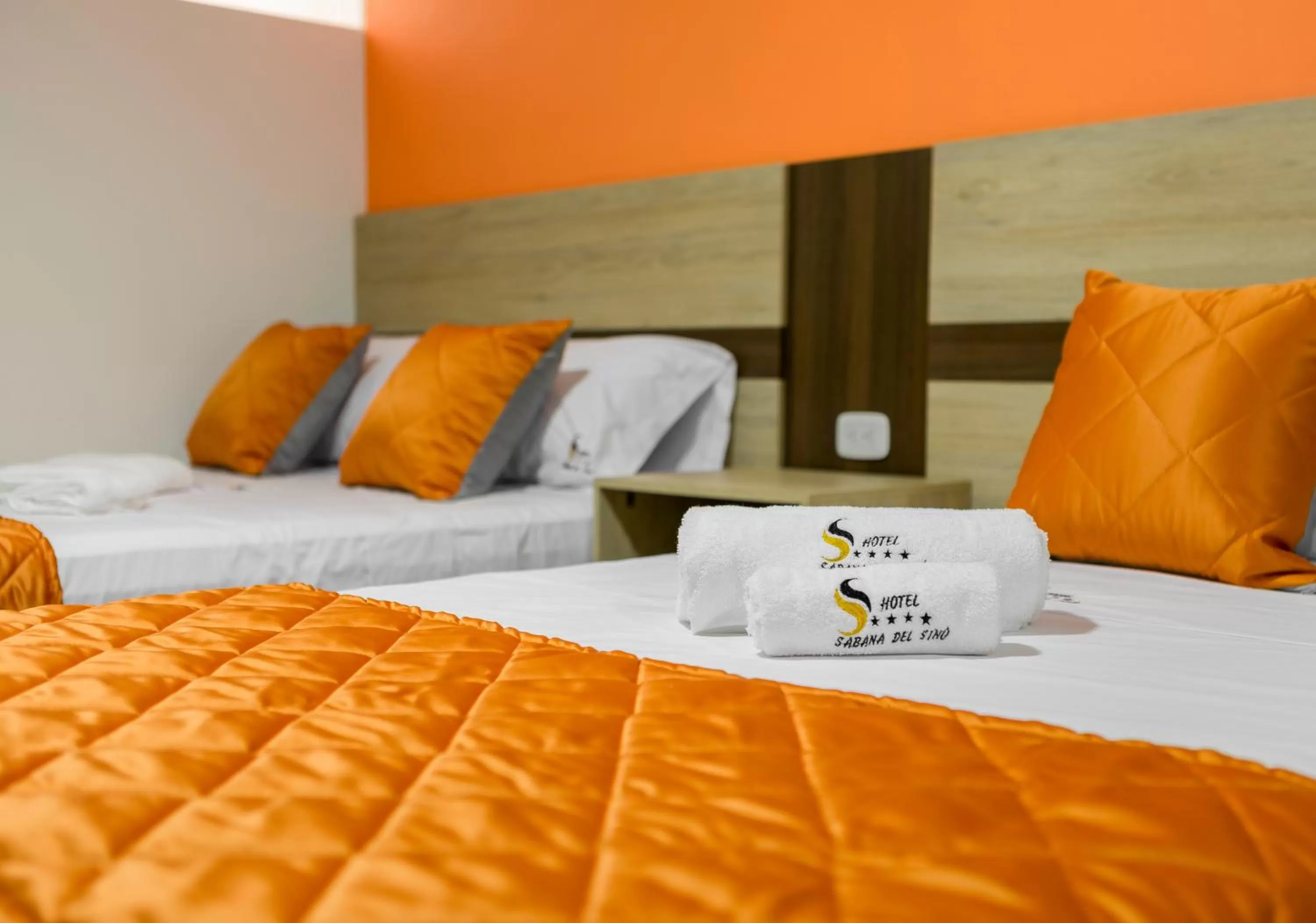 Bed in Hotel Sabana del Sinu