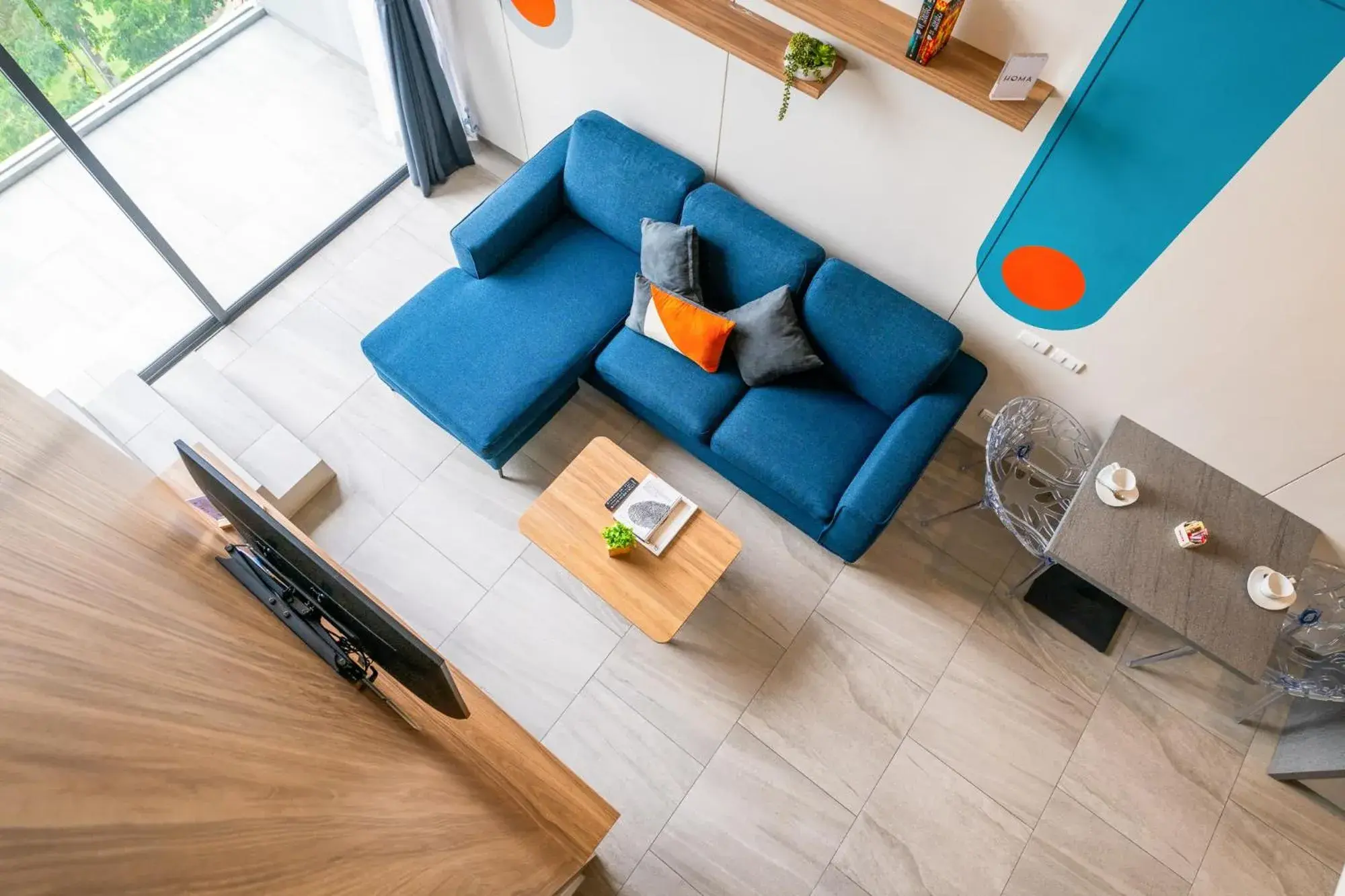 Living room in HOMA Phuket Town Living room in HOMA Phuket Town