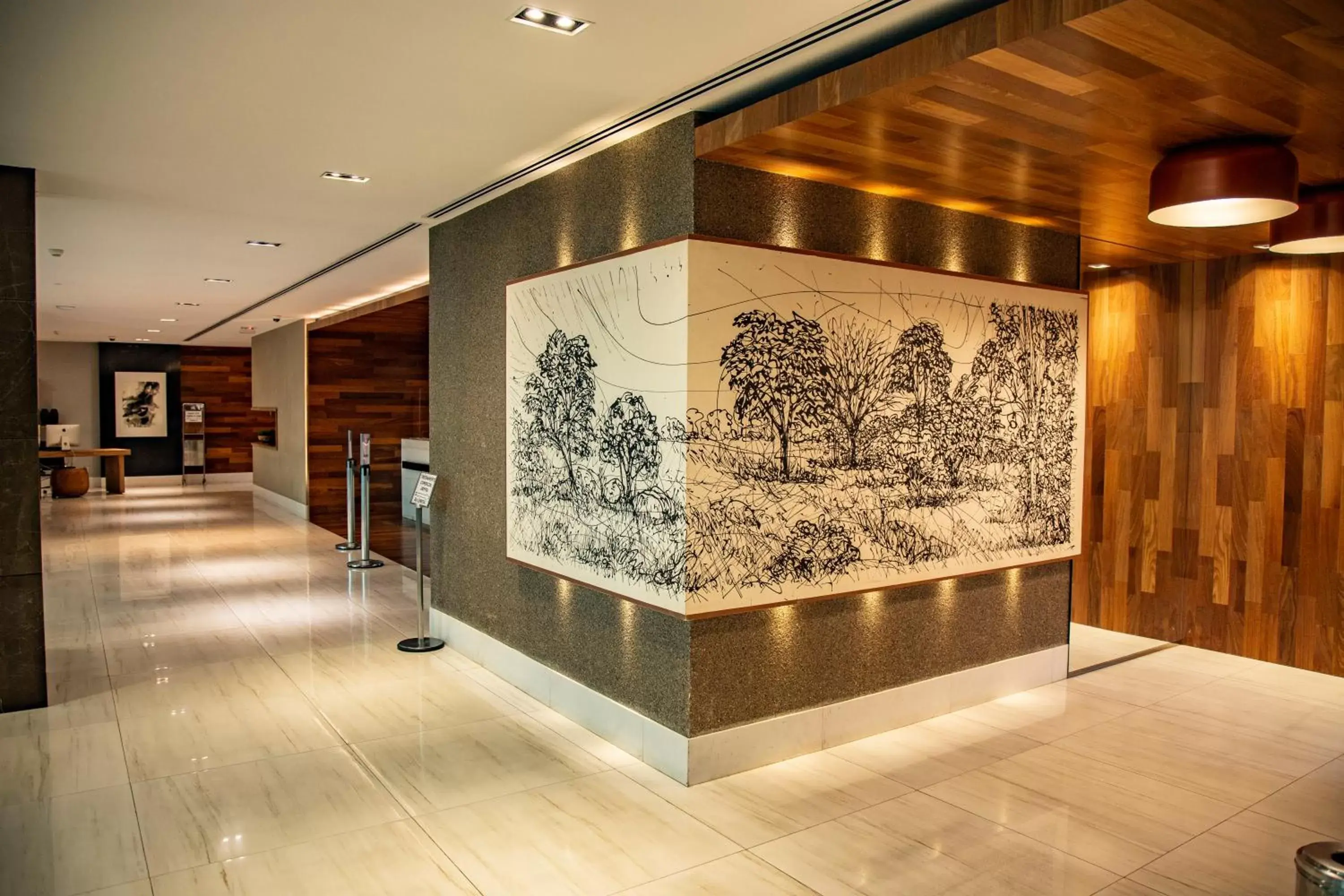 Lobby or reception in Mercure Uberlândia Plaza Shopping