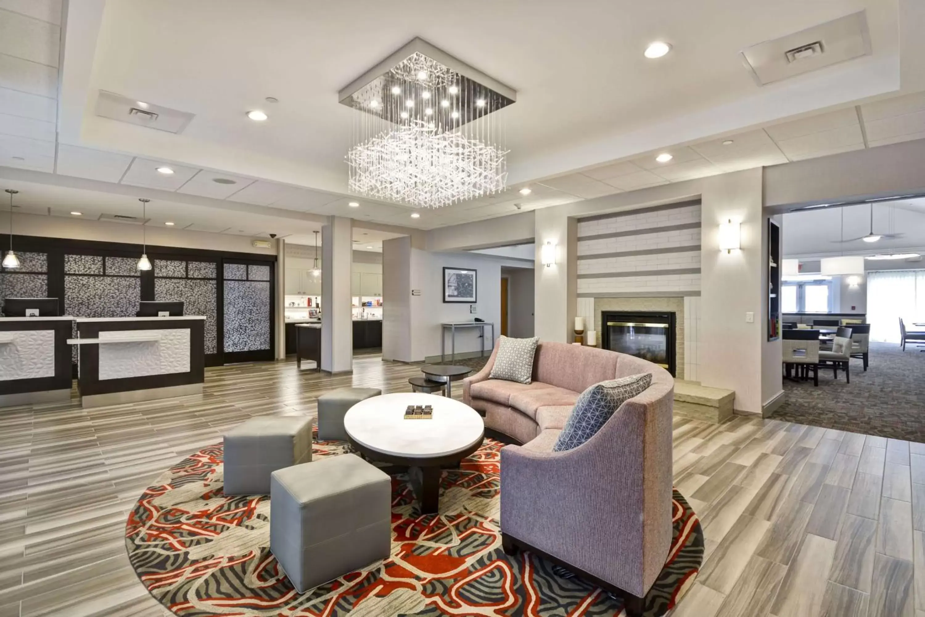 Lobby or reception, Lobby/Reception in The Homewood Suites by Hilton Ithaca