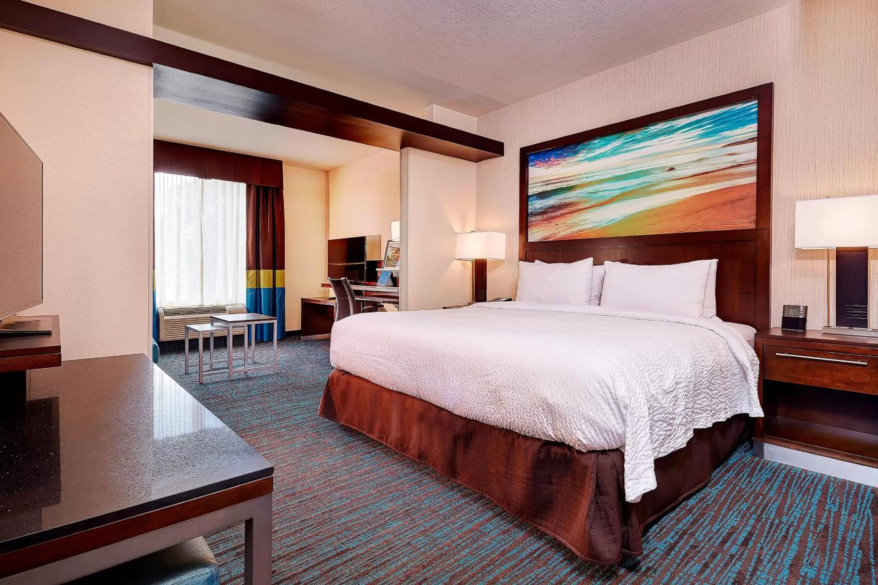 Bedroom, Bed in Fairfield Inn & Suites by Marriott San Diego Carlsbad