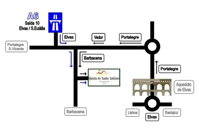 Off site, Floor Plan in Hotel Rural Quinta de Santo Antonio