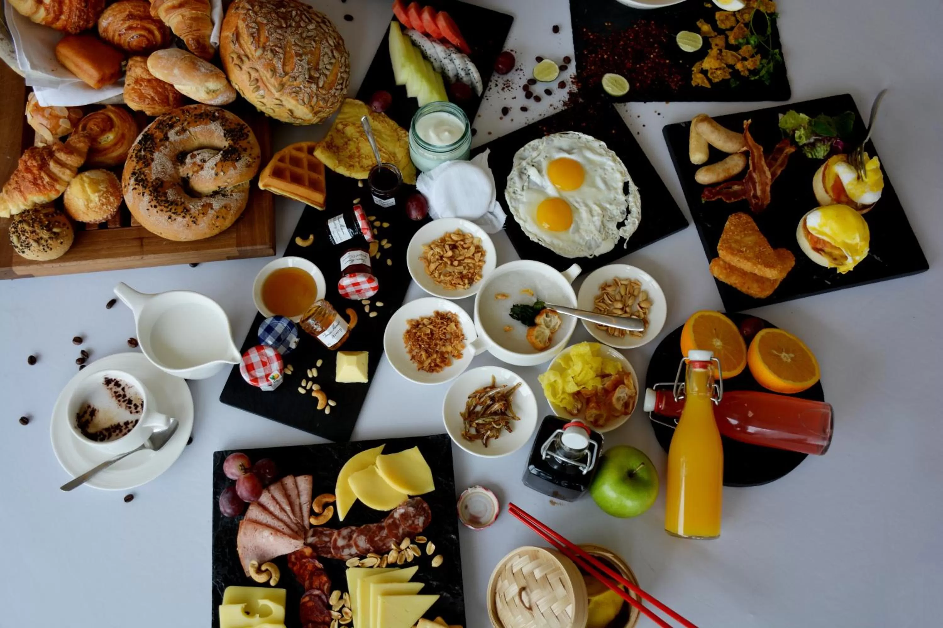Buffet breakfast in Novotel Yangon Max