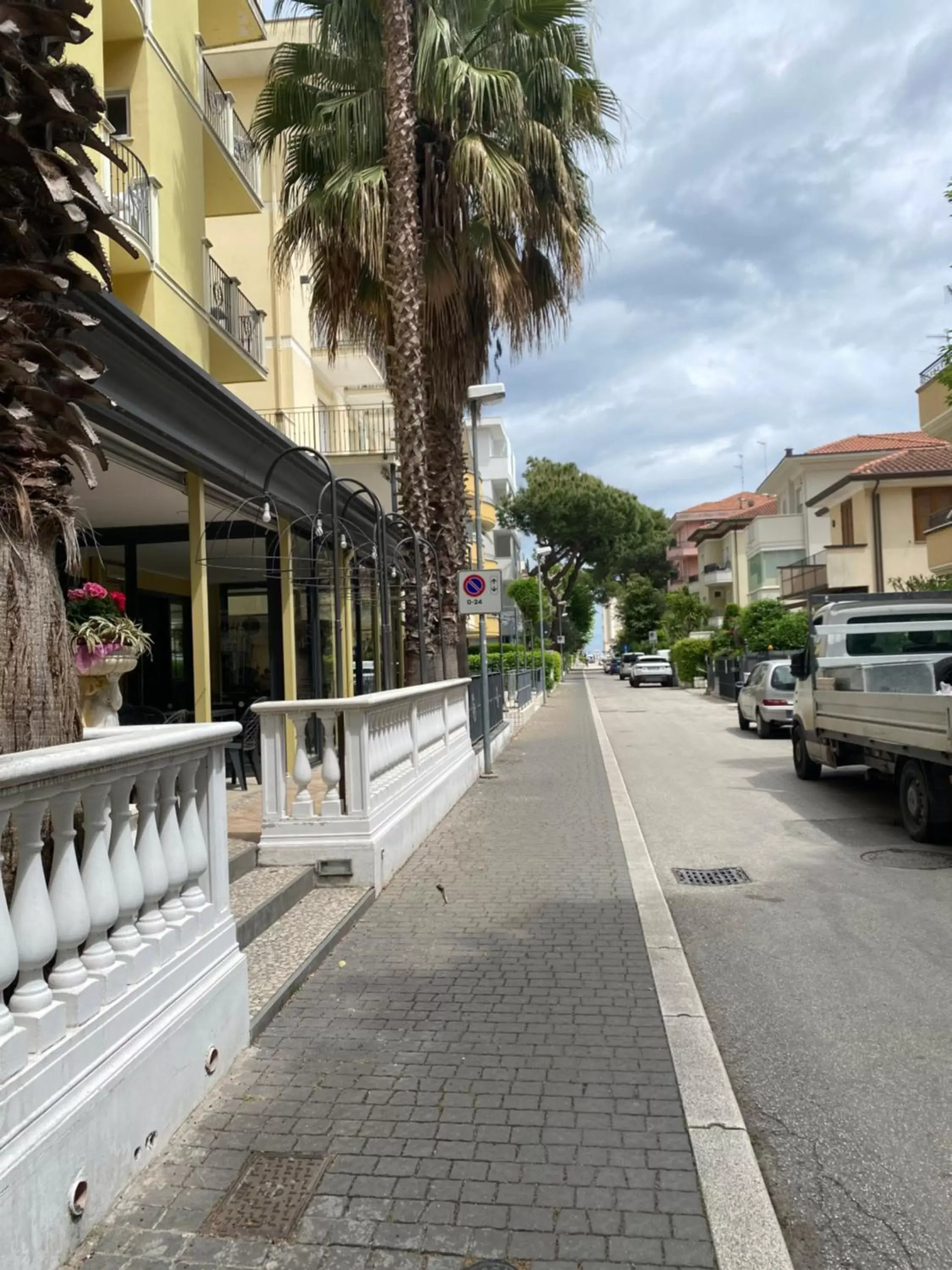 Street view in Hotel Modenese