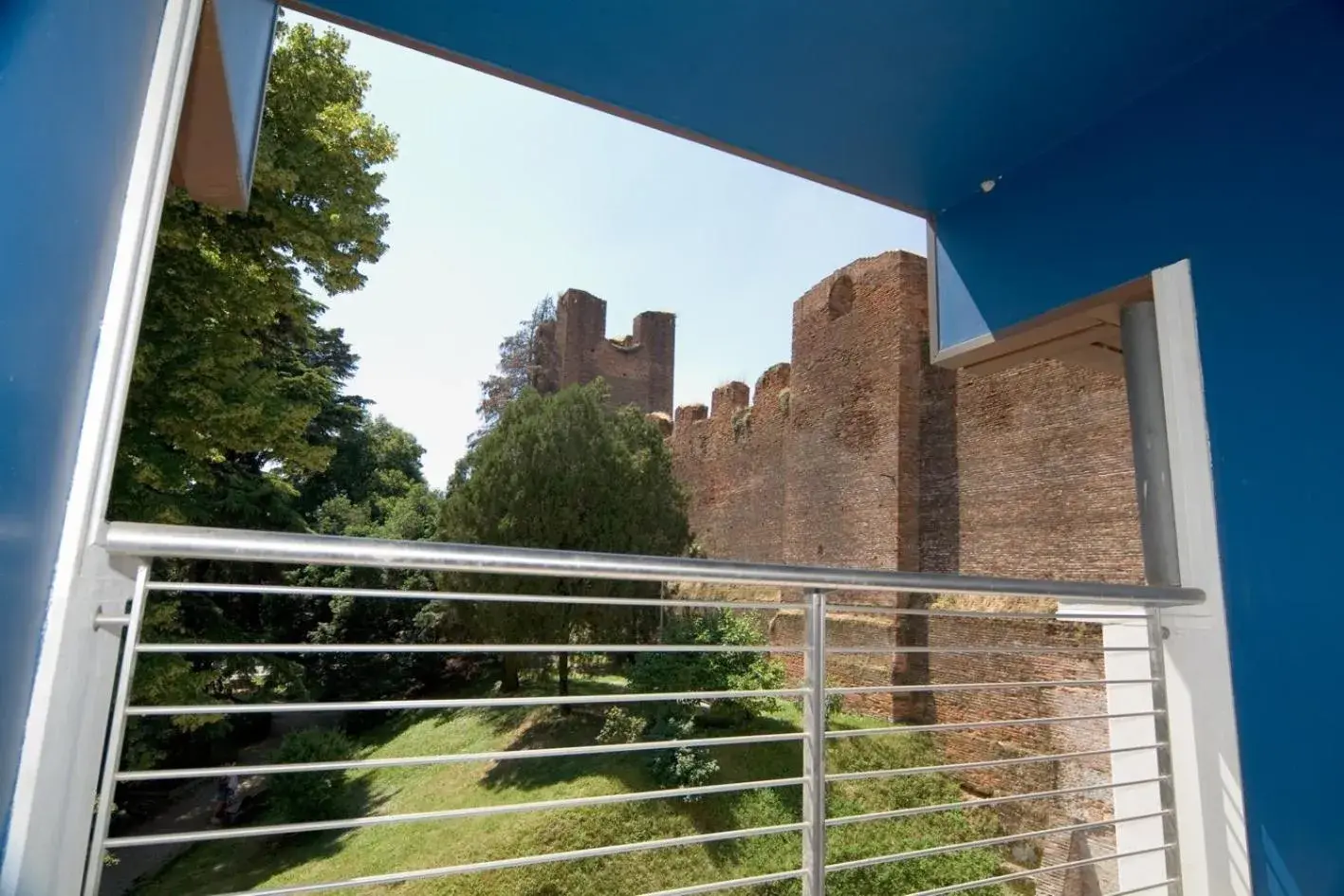 View (from property/room), Balcony/Terrace in Hotel Alla Torre