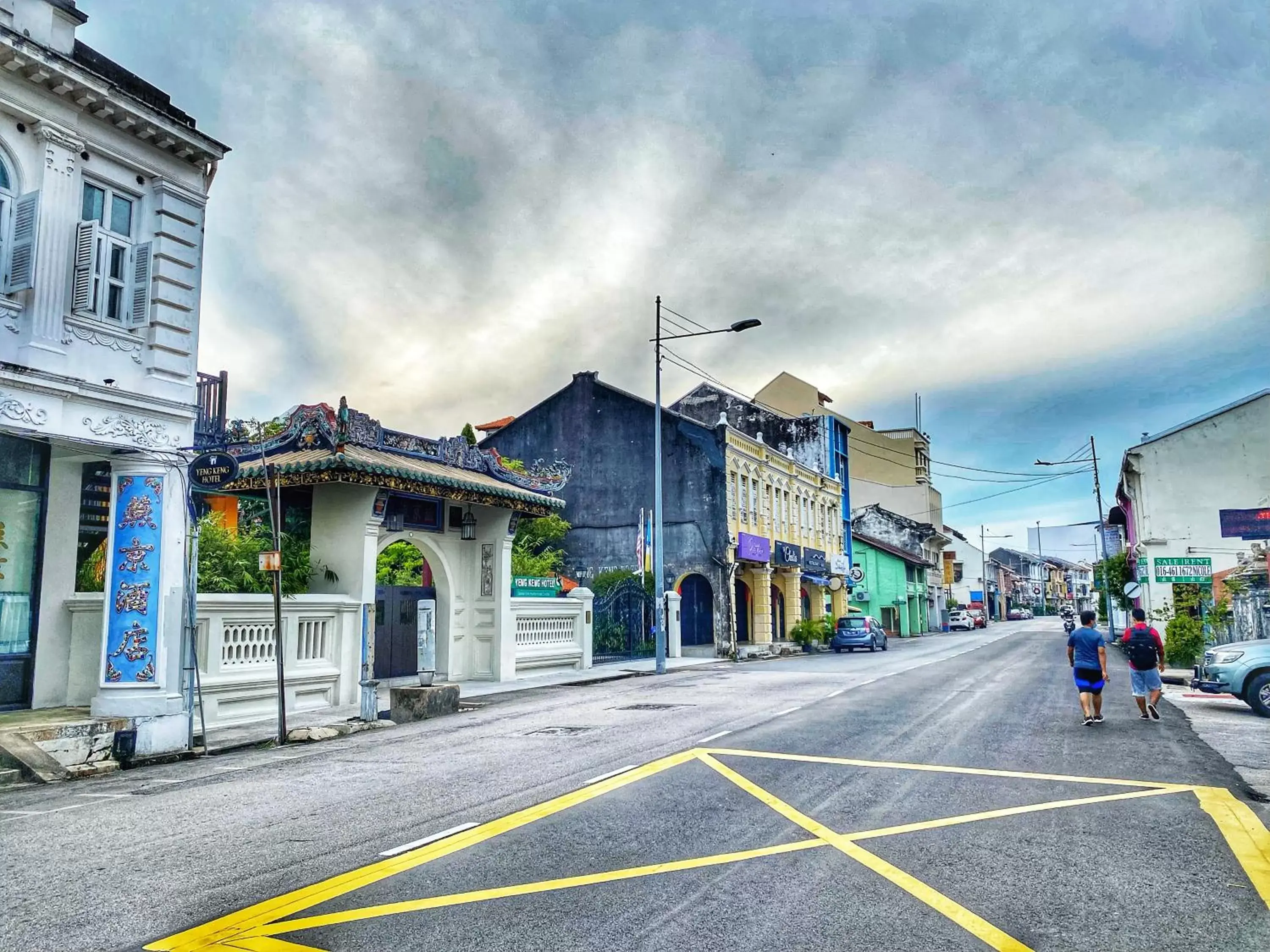 Quiet street view, Property Building in Yeng Keng Hotel