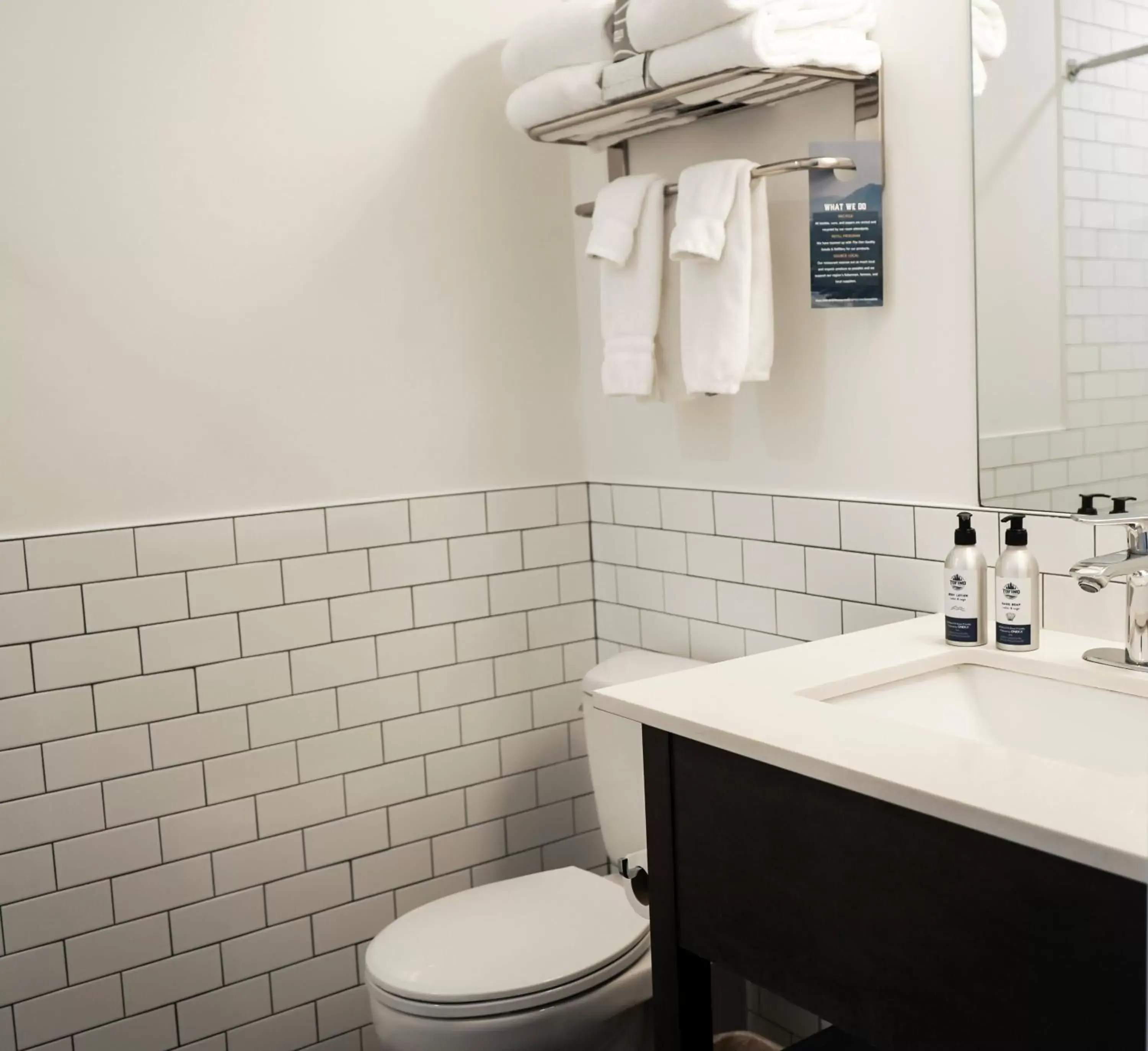 Bathroom in Tofino Resort + Marina