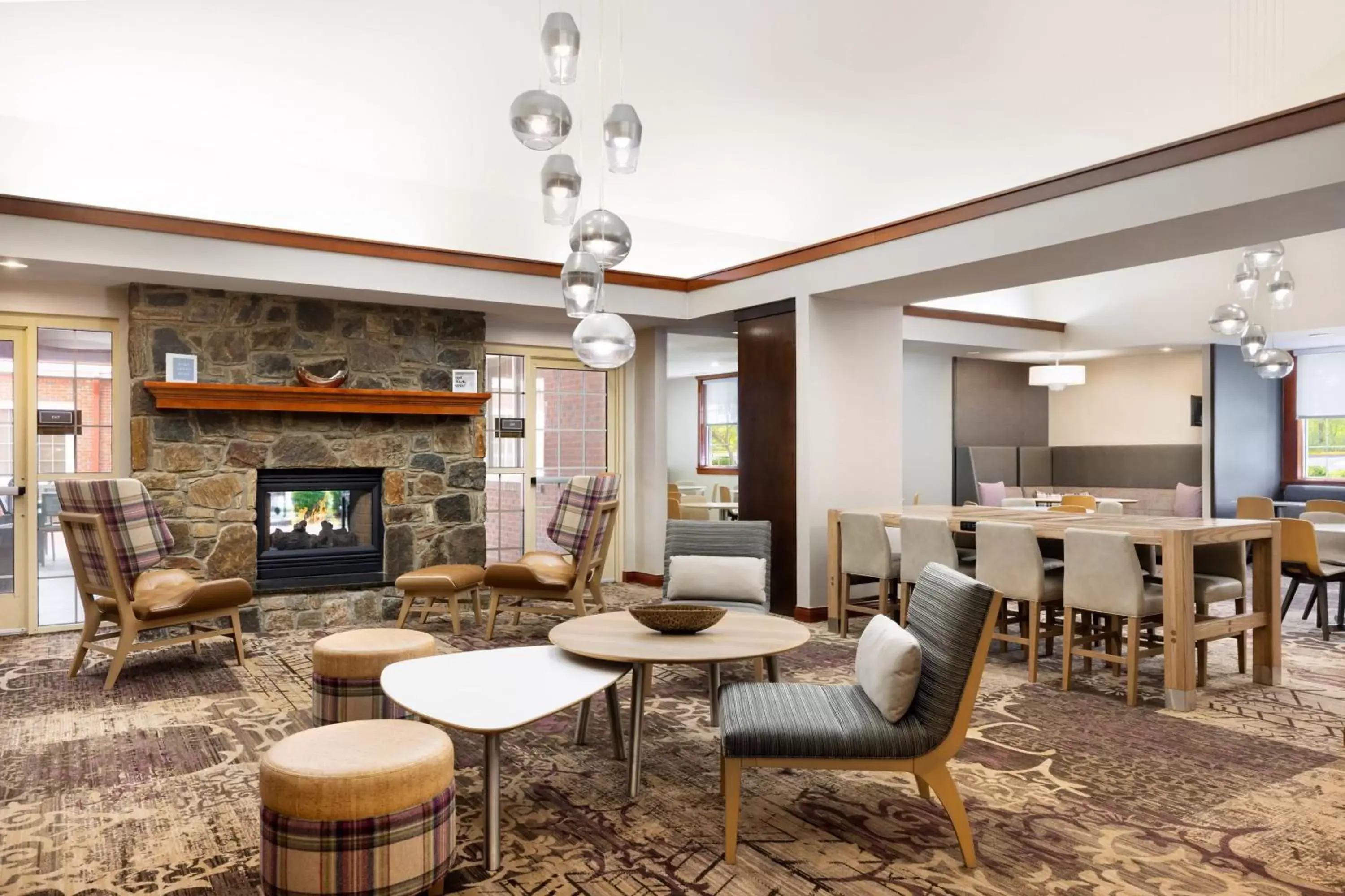 Lobby or reception, Lounge/Bar in Residence Inn Potomac Mills Woodbridge