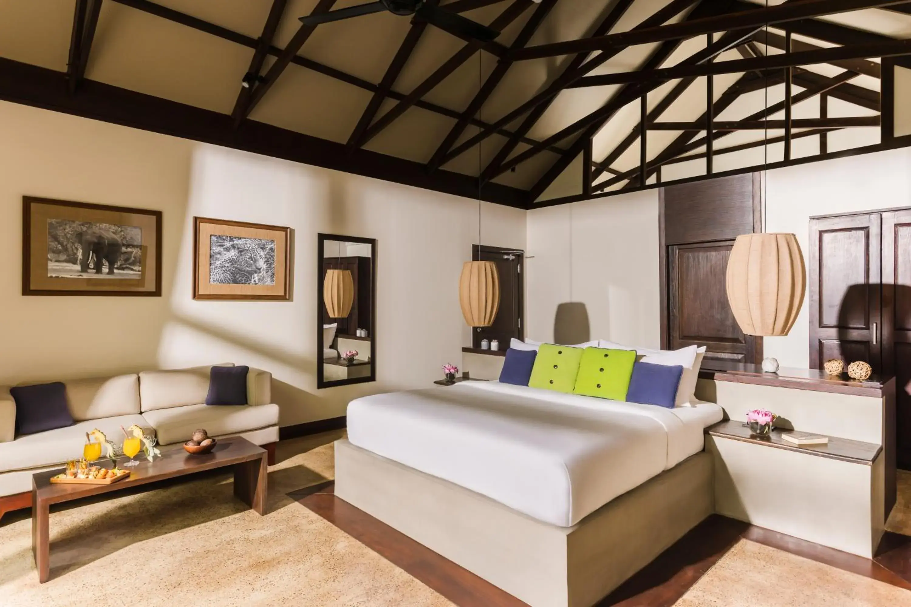 Bedroom, Bed in Uga Jungle Beach - Trincomalee Bedroom, Bed in Uga Jungle Beach - Trincomalee