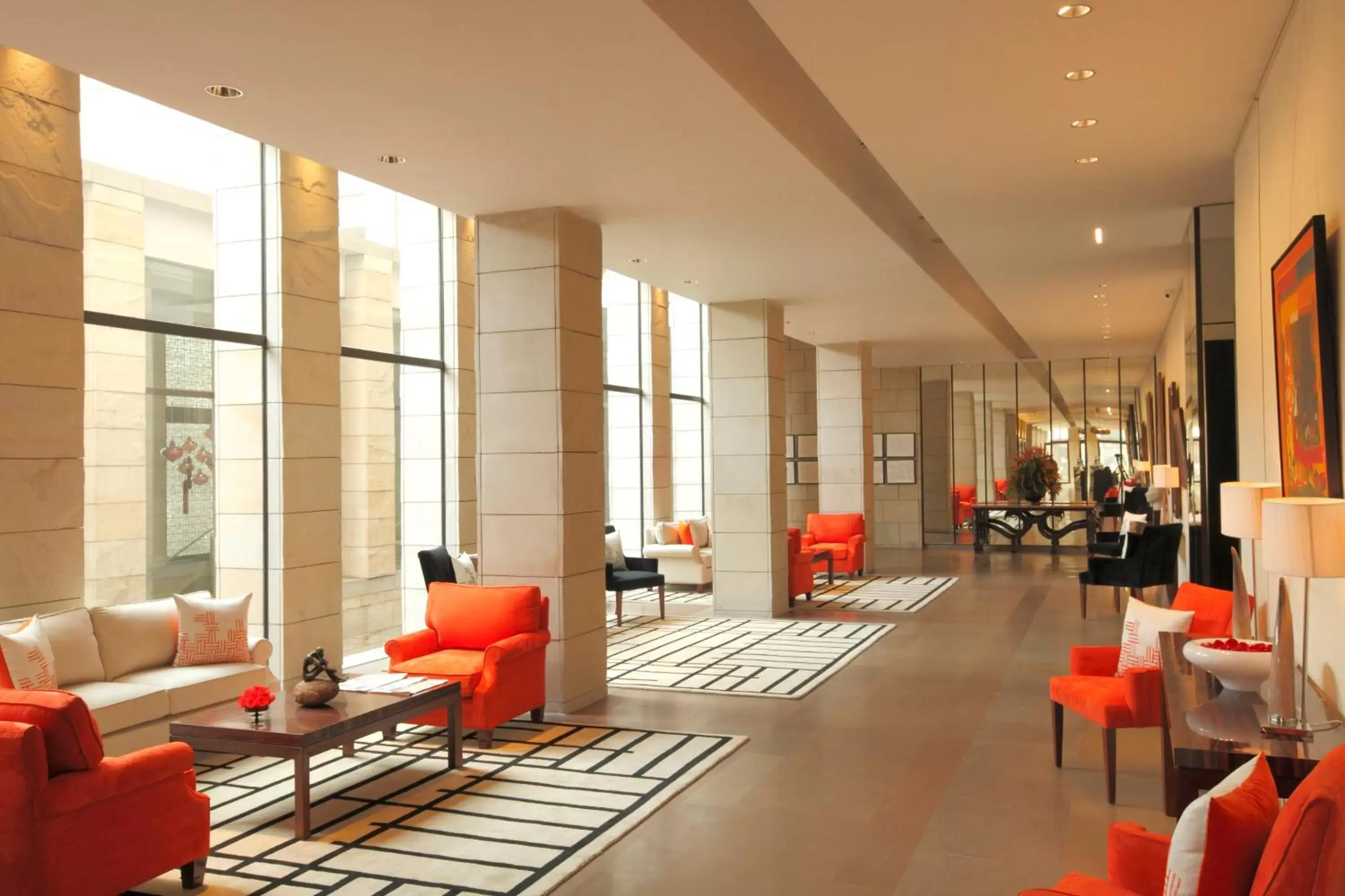 Lobby or reception, Lounge/Bar in The Lodhi - A member of The Leading Hotels Of The World