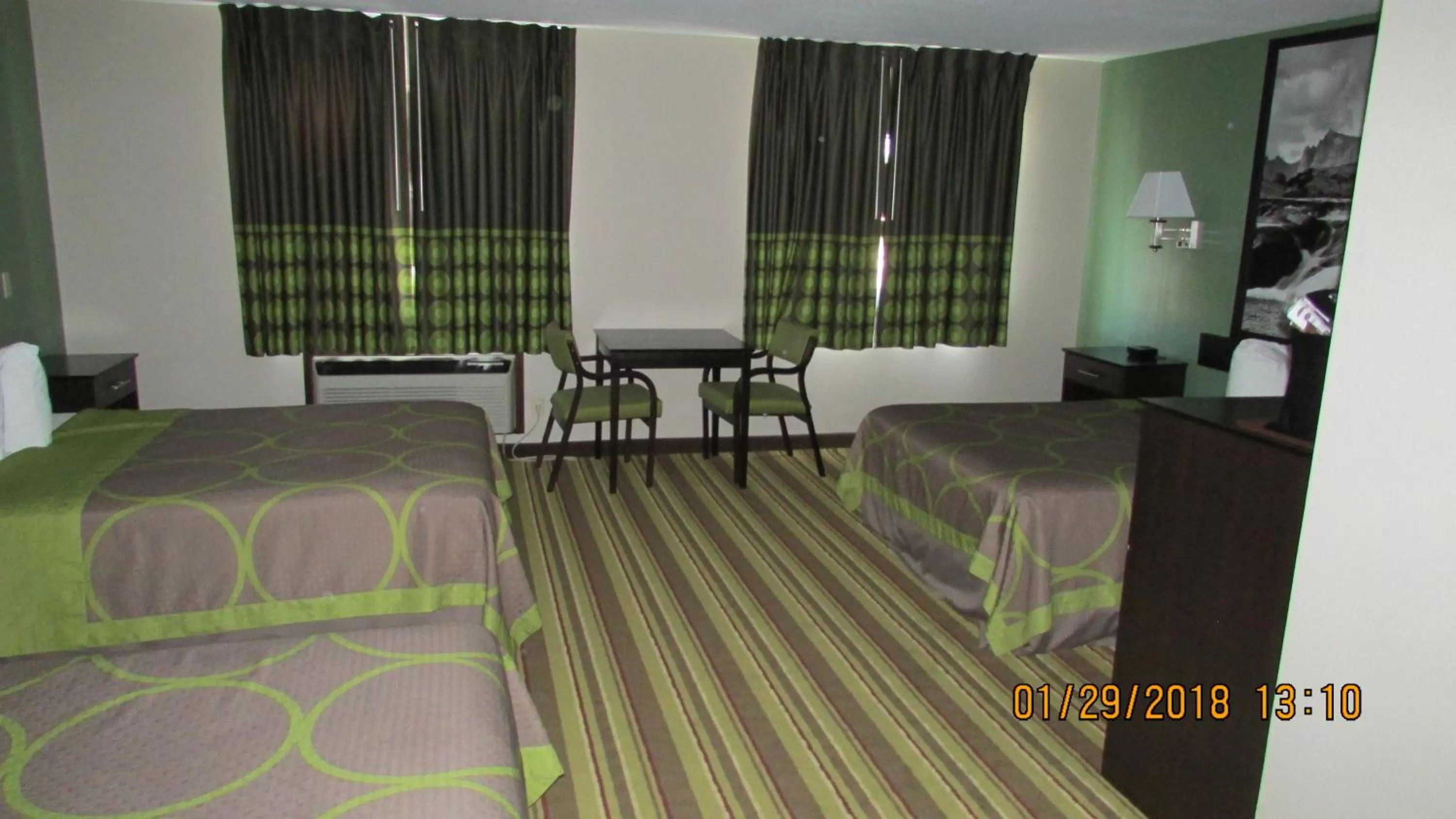 Bed in Super 8 by Wyndham Rock Springs