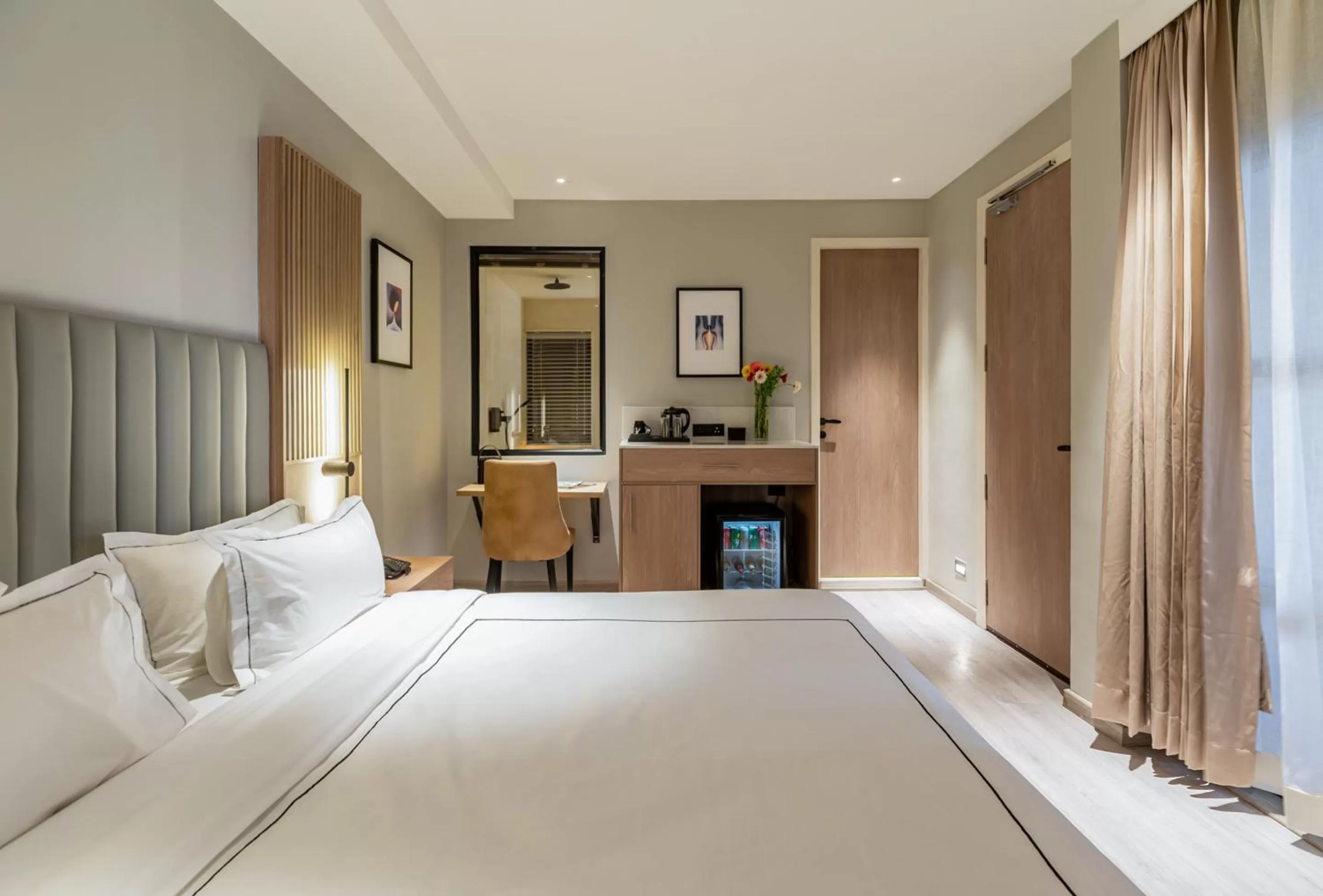 Bedroom, Bed in Downtown Prime A Premium Boutique Hotel Udaipur - My Downtown Hotels