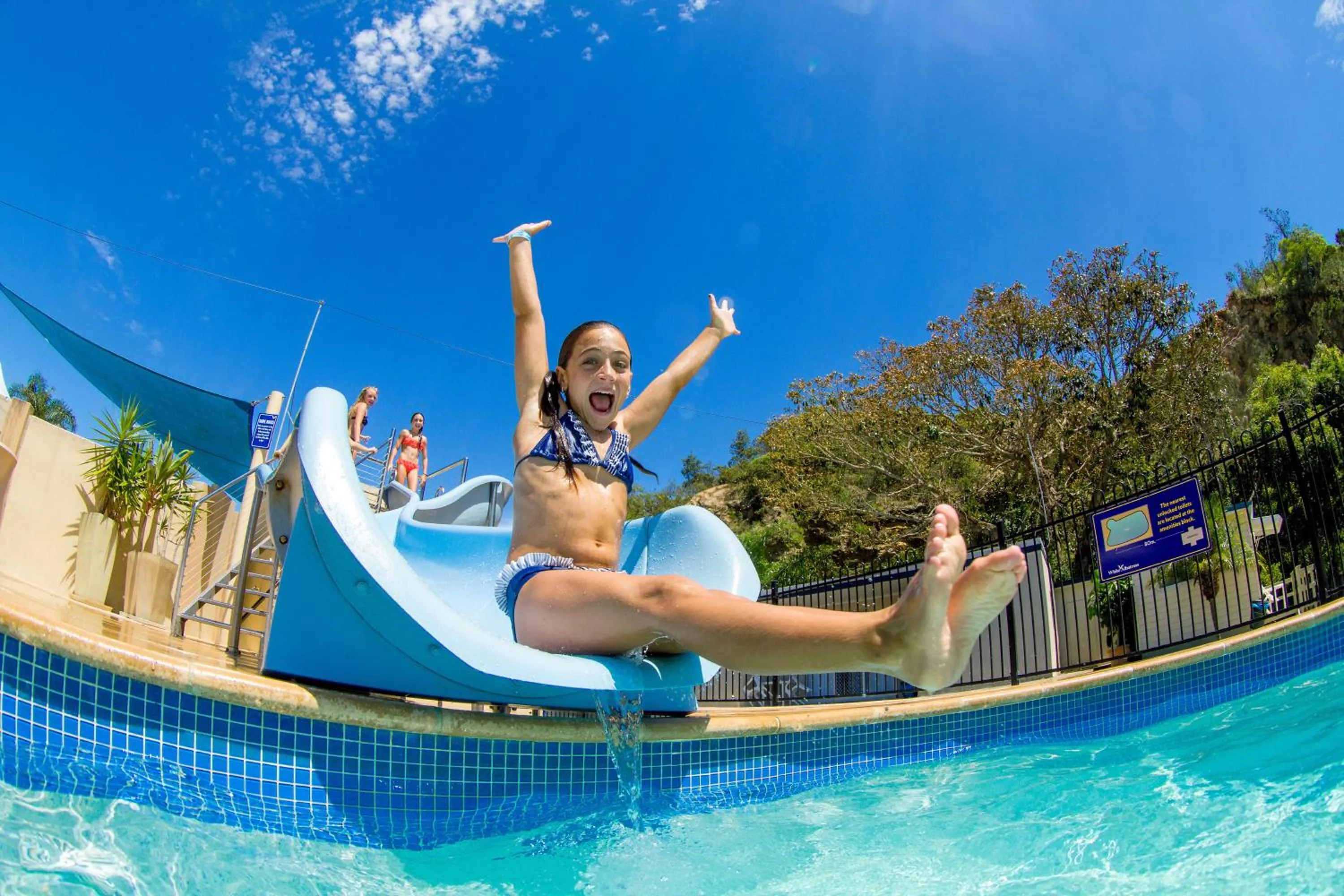 Aqua park in Ingenia Holidays Nambucca Heads
